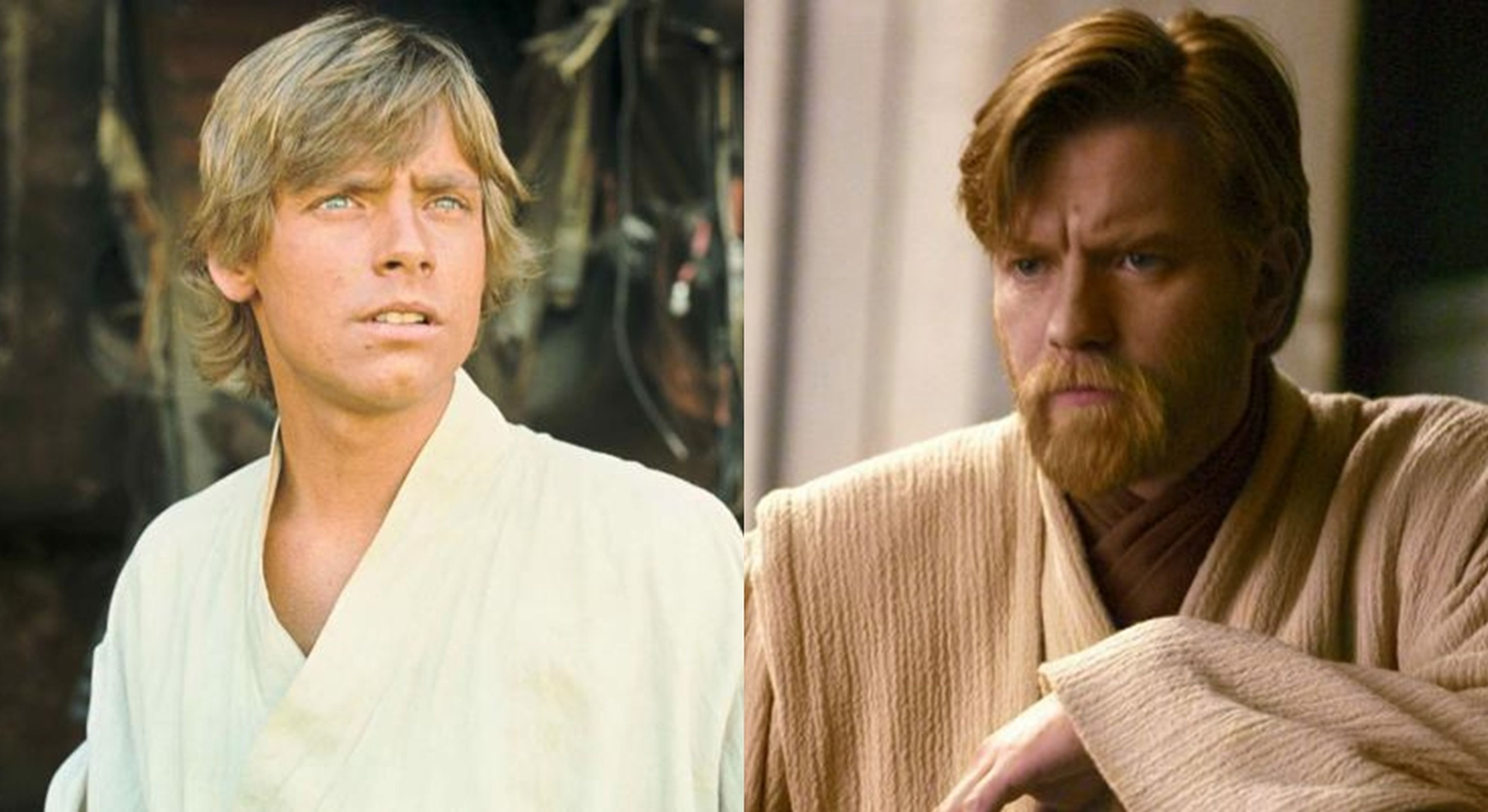 Luke Skywalker y Obi-Wan Kenobi