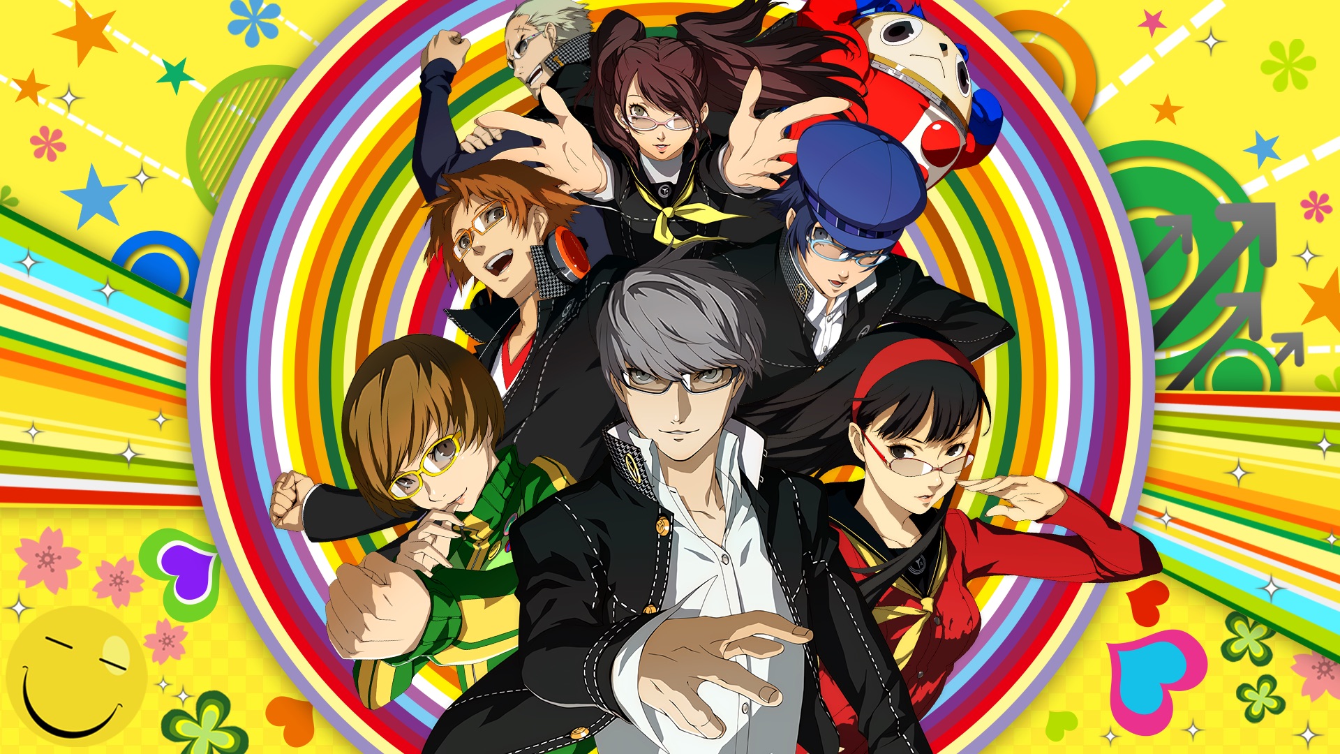 persona 4 fondo de pantalla dorado 1920x1080