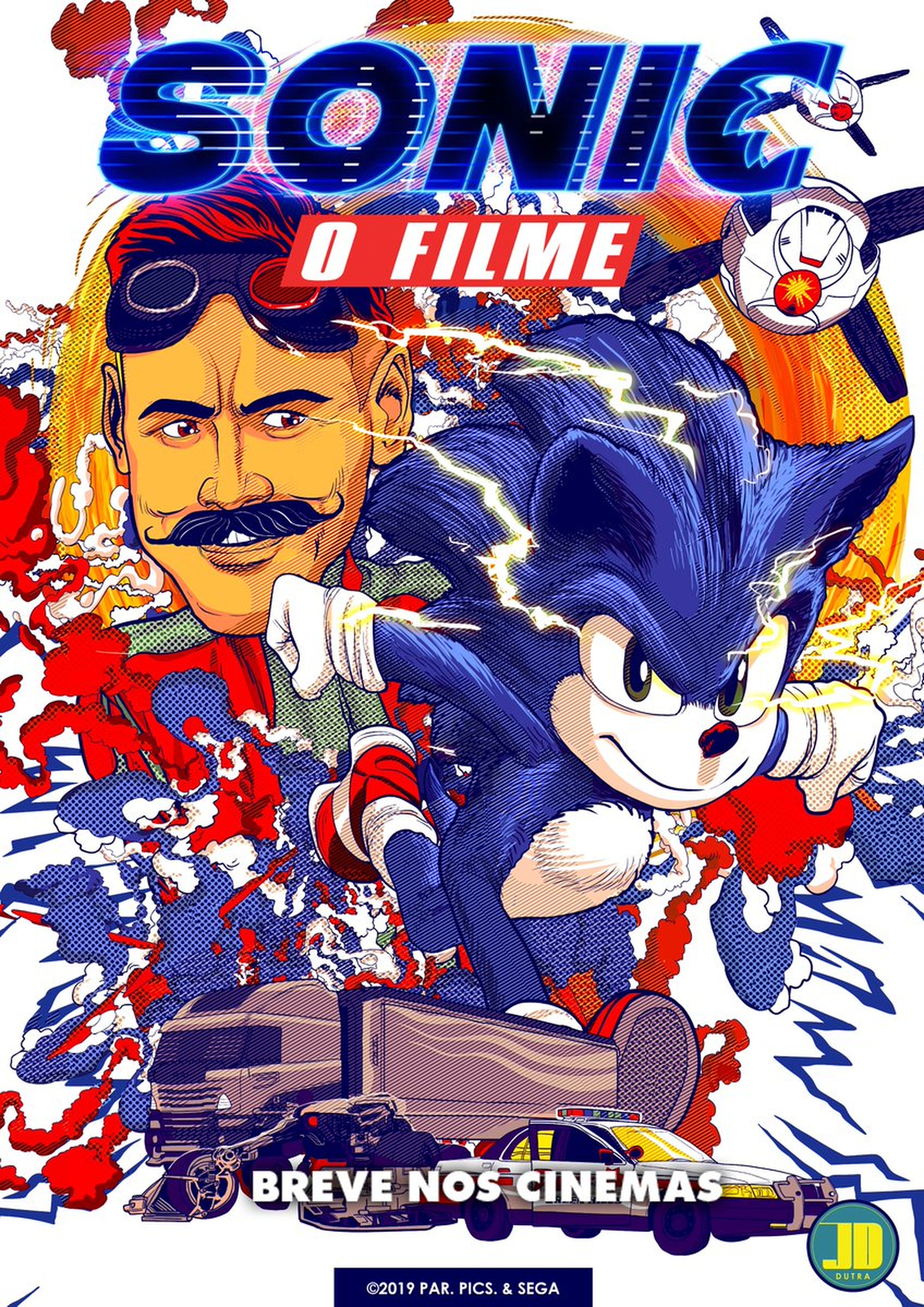 Sonic: La película - Póster fan
