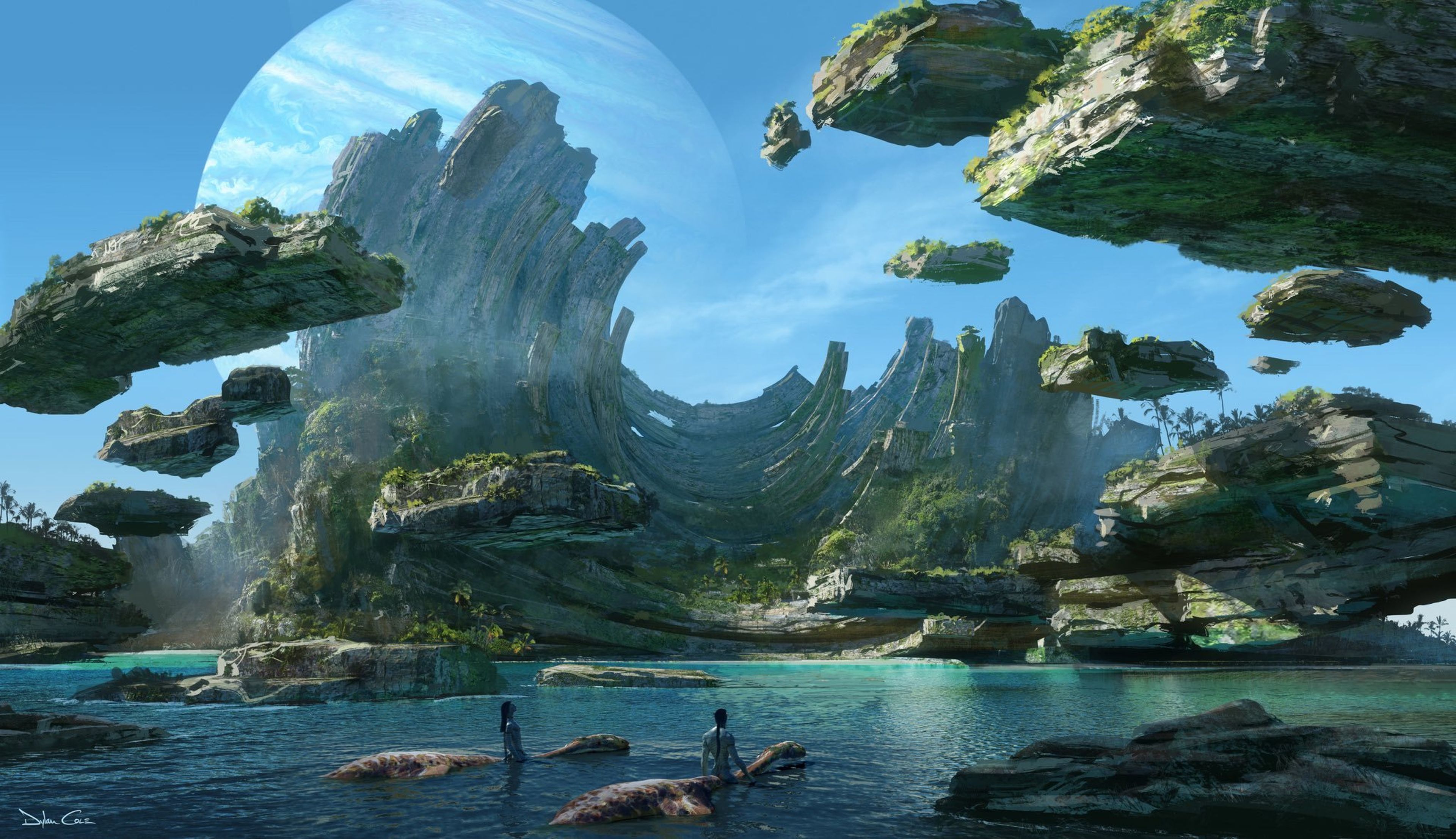 Arte conceptual de Avatar 2 ofrecido por la cuenta oficial de la película en Twitter @officialAvatar