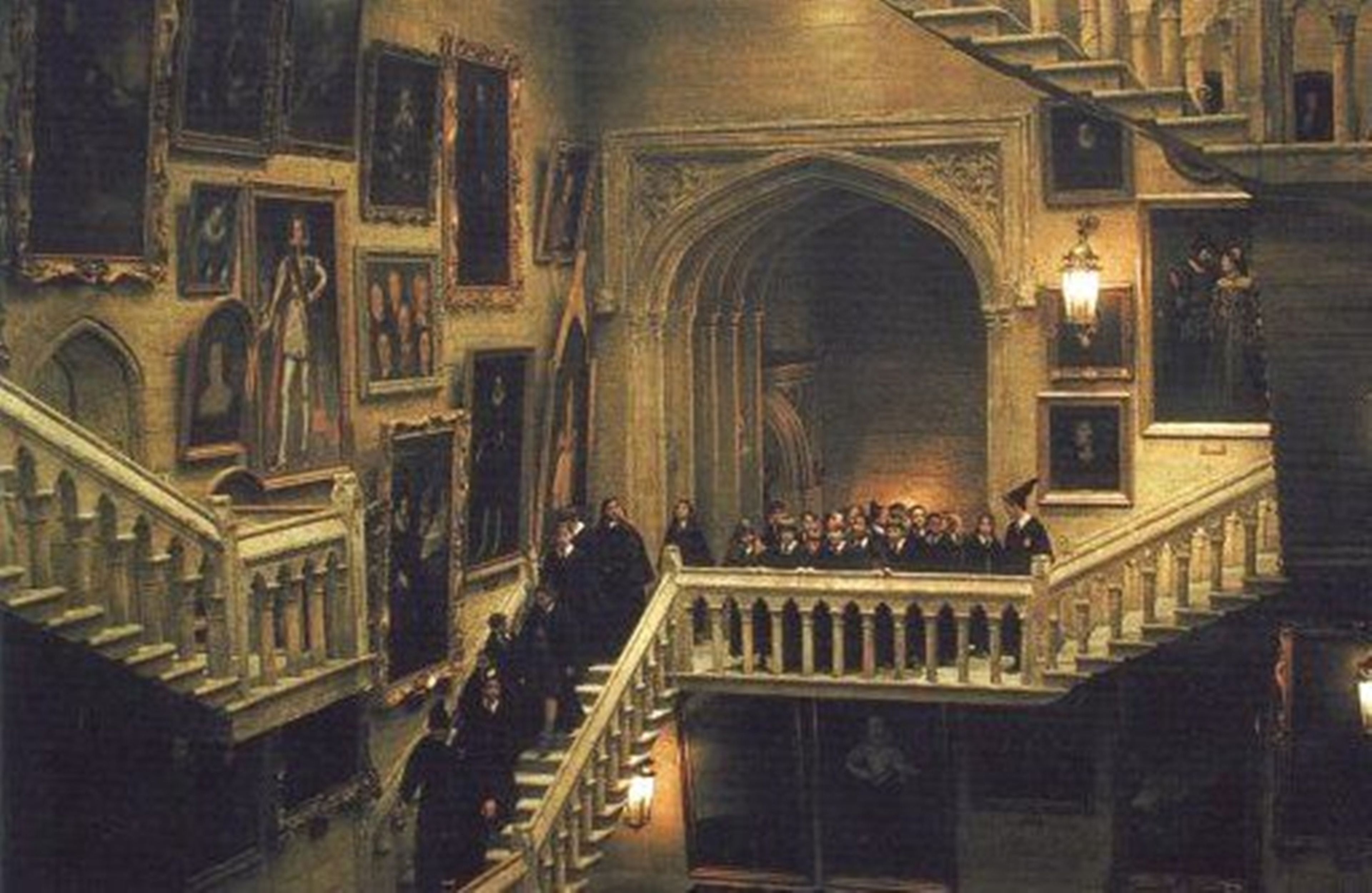 La gran escalera de Harry Potter