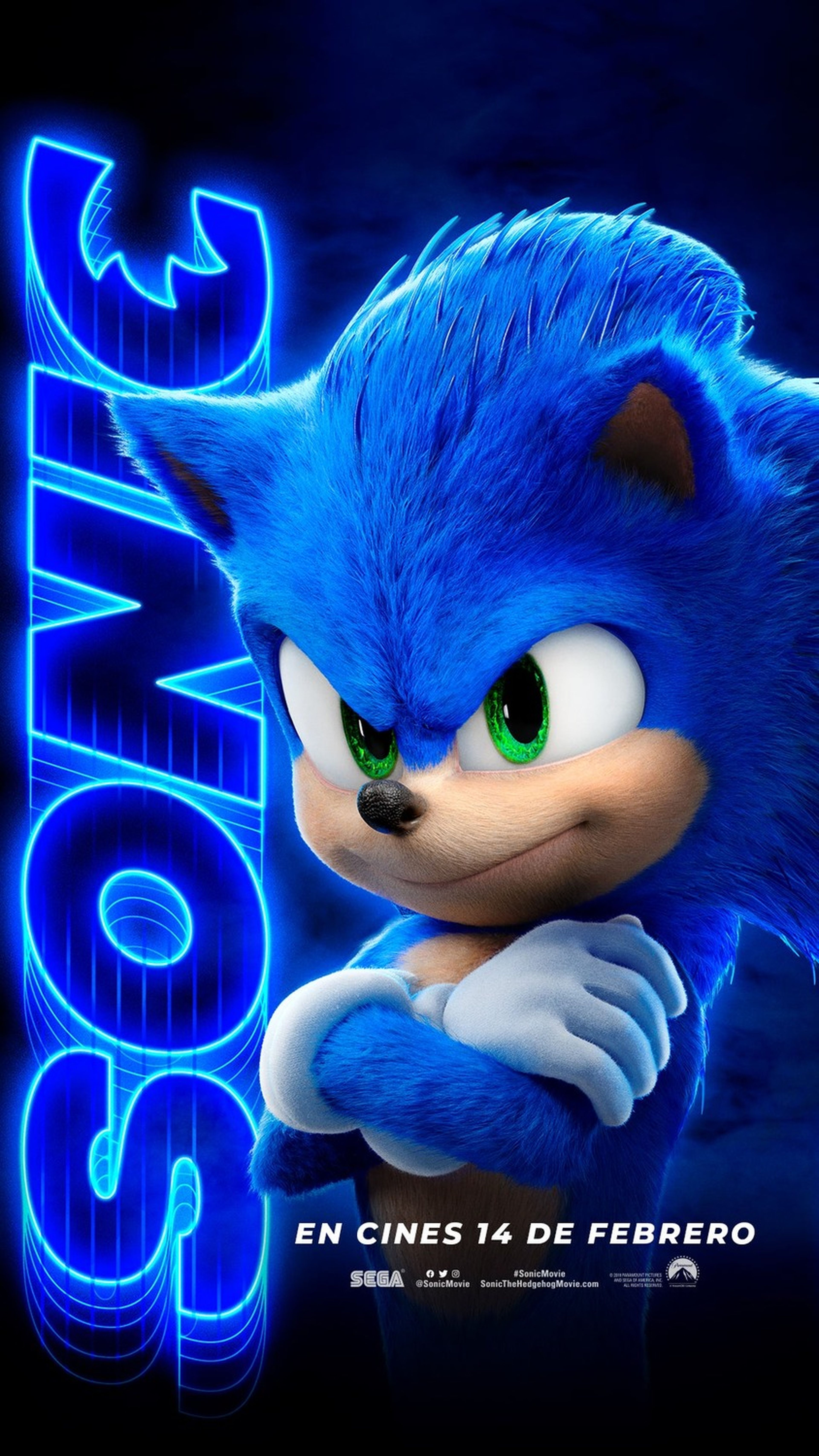 Sonic: La película - Póster