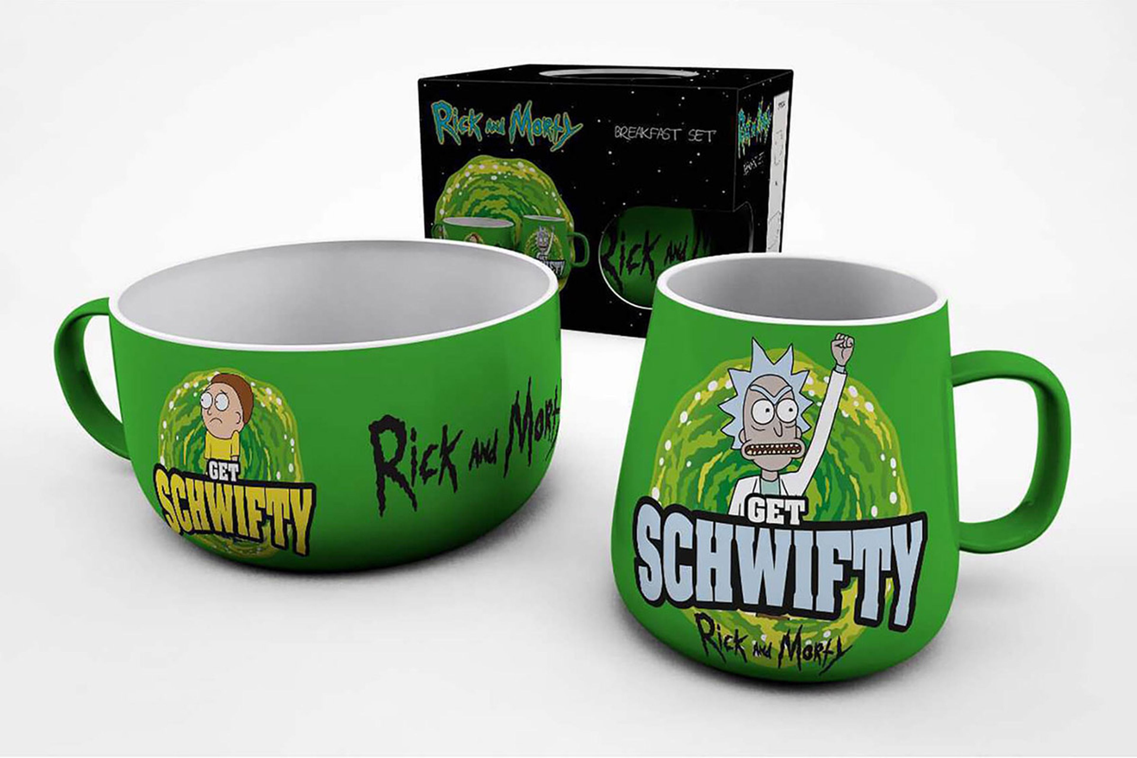 Tazas de desayuno Rick y Morty