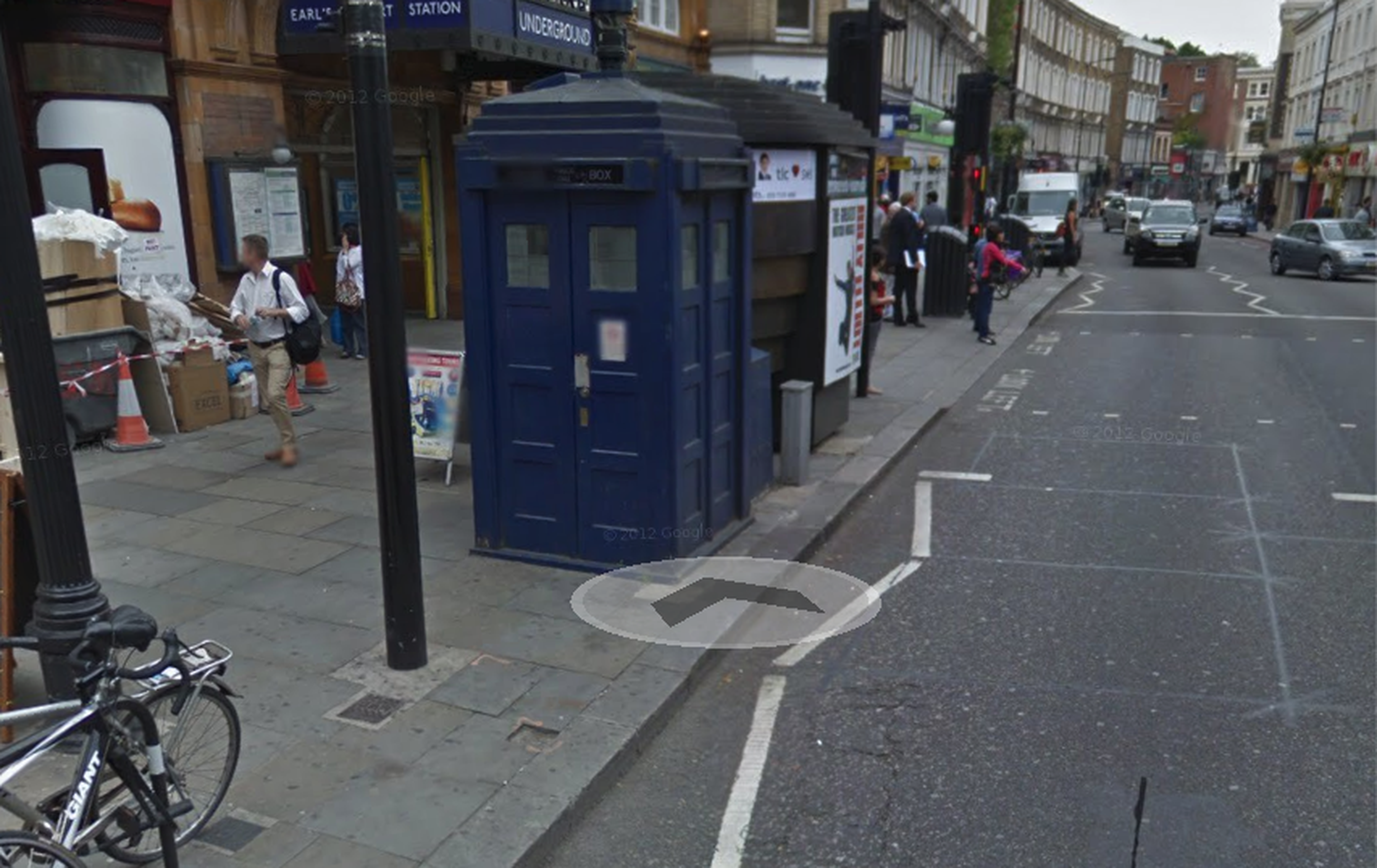 Doctor Who Google Maps