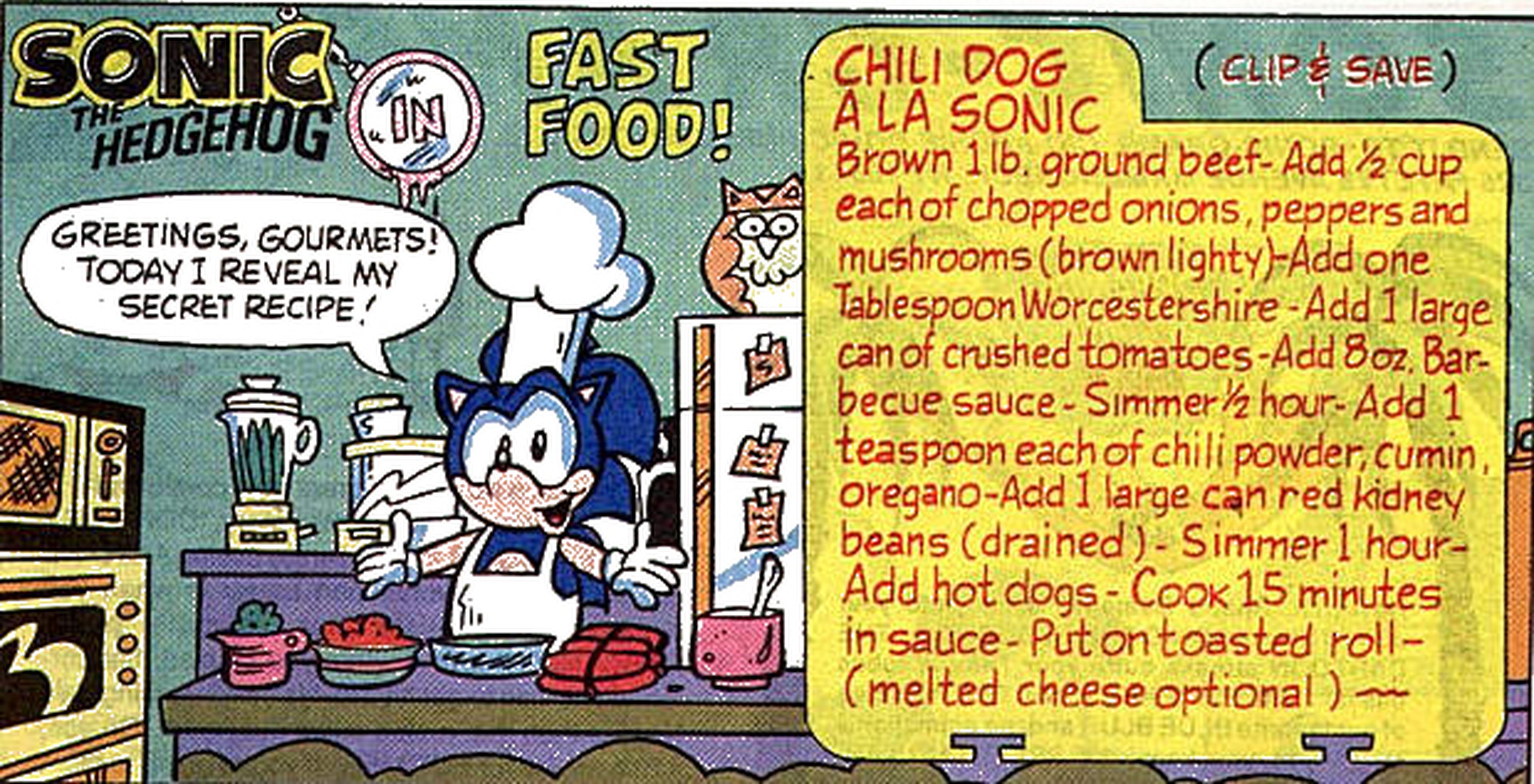 Hot Dog de Sonic