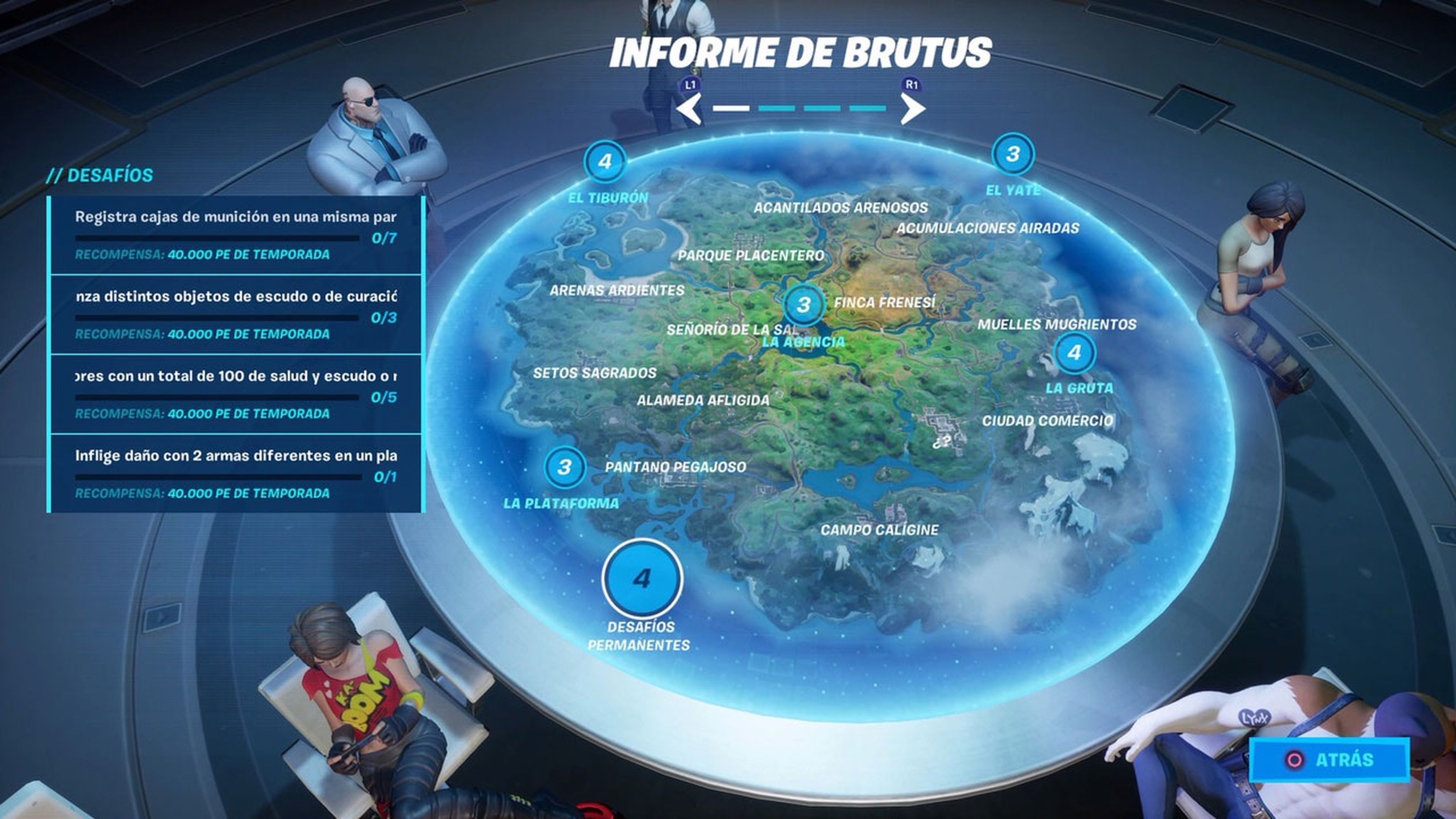 Informe de Brutus Fortnite Temporada 2