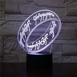 Lámpara 3D del anillo único (ESDLA)
