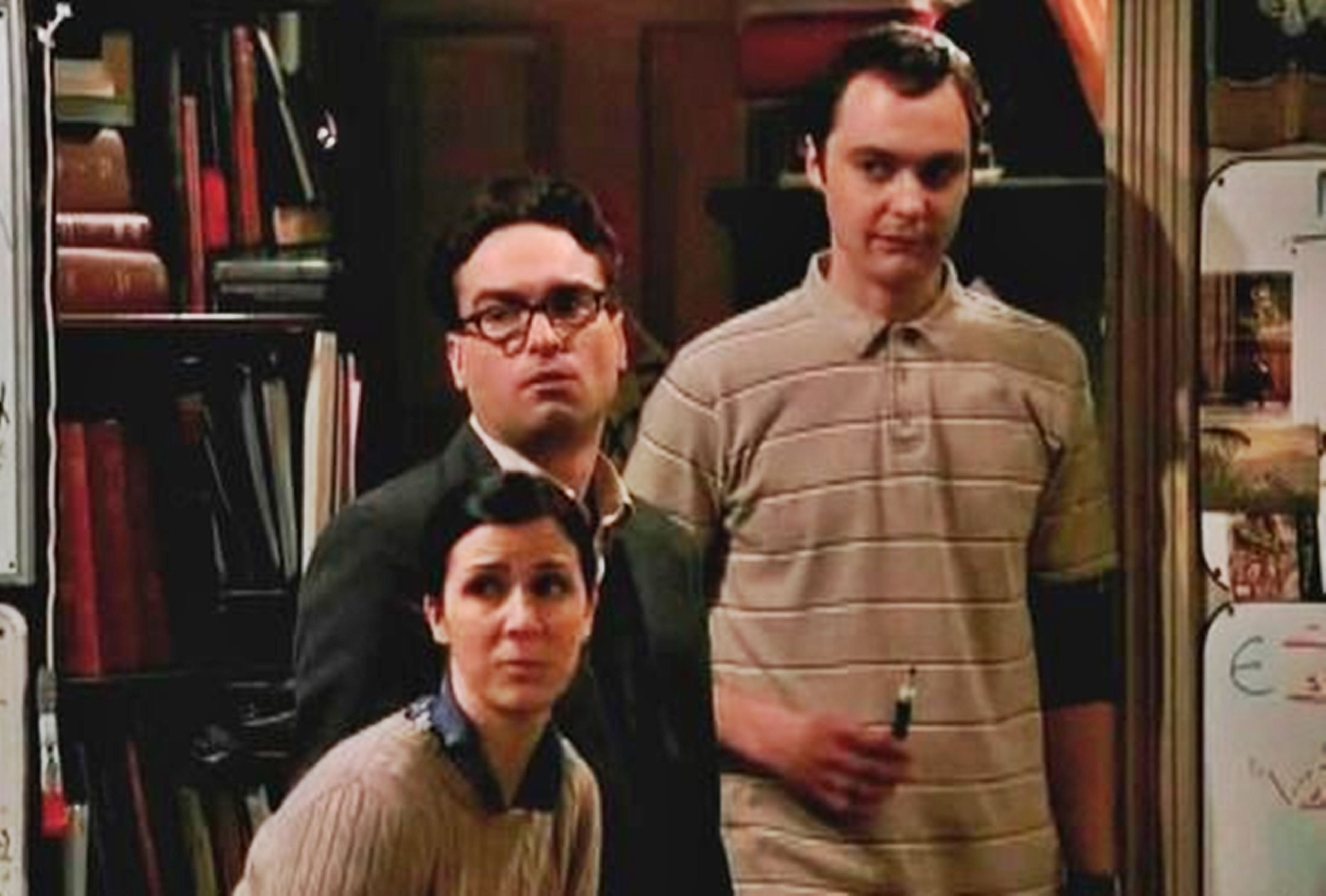 Leonard, Sheldon y Gilda en el episodio piloto inédito de The Big Bang Theory