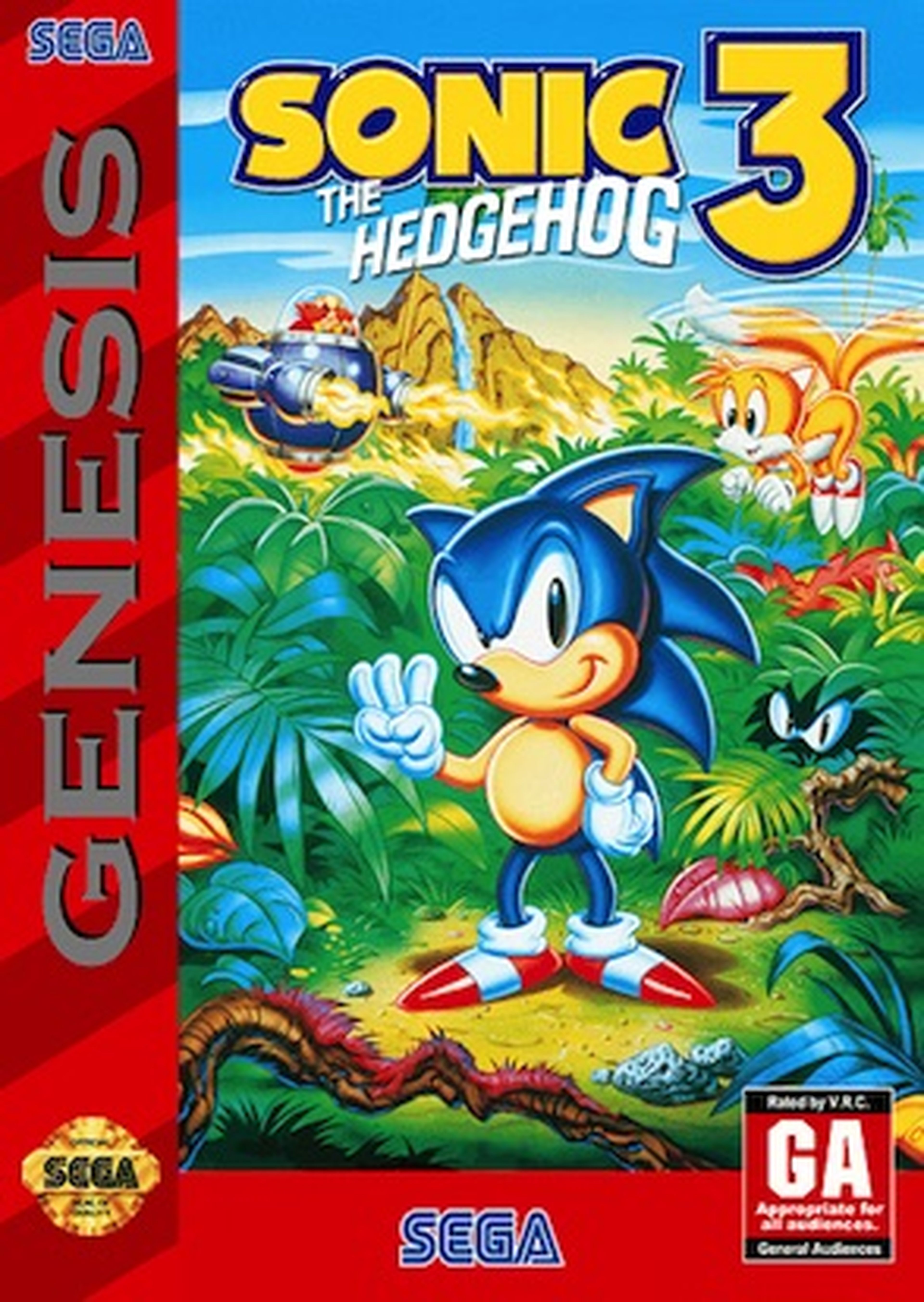 Sonic 3 Portada Ficha