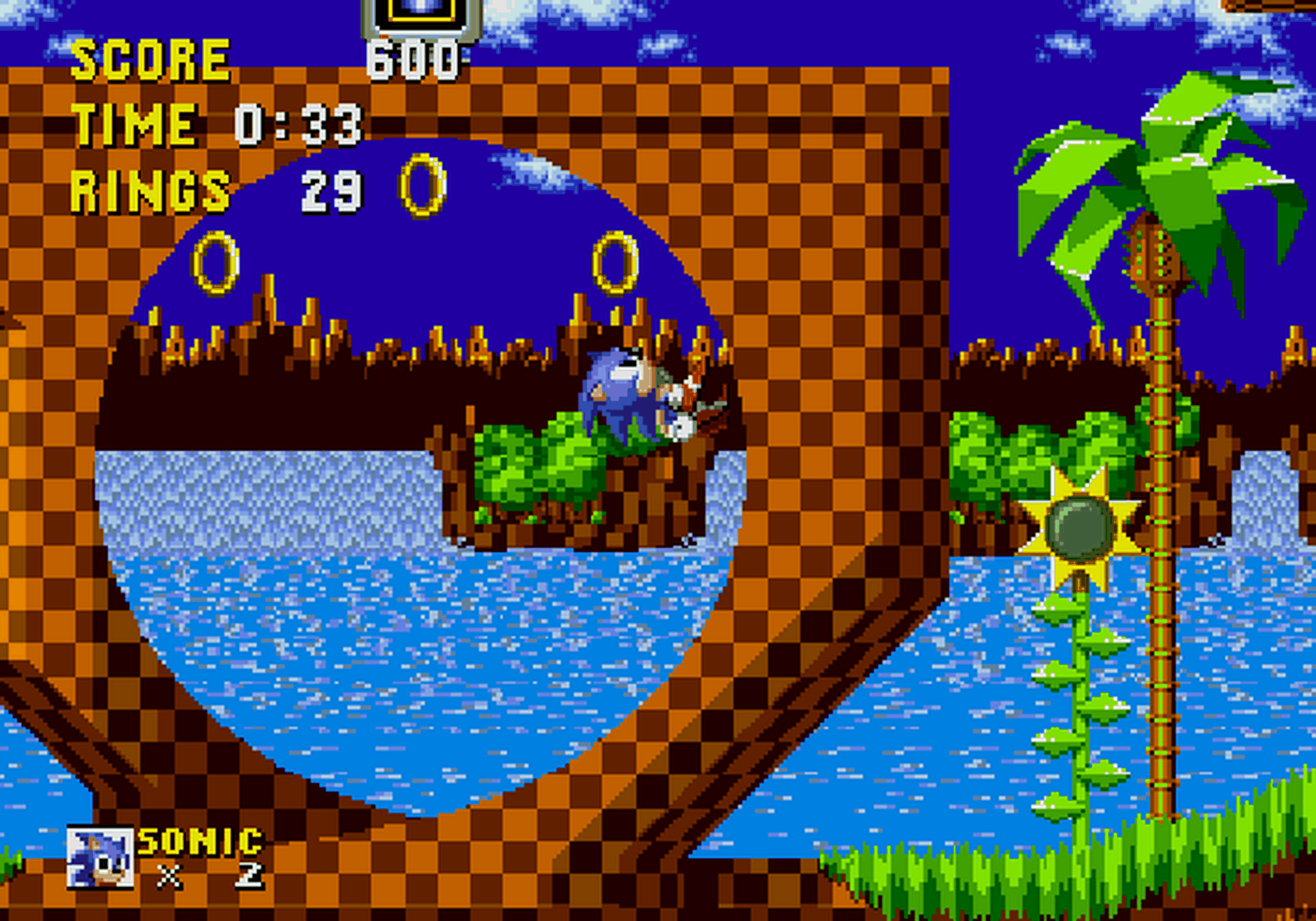 Sonic en Mega Drive