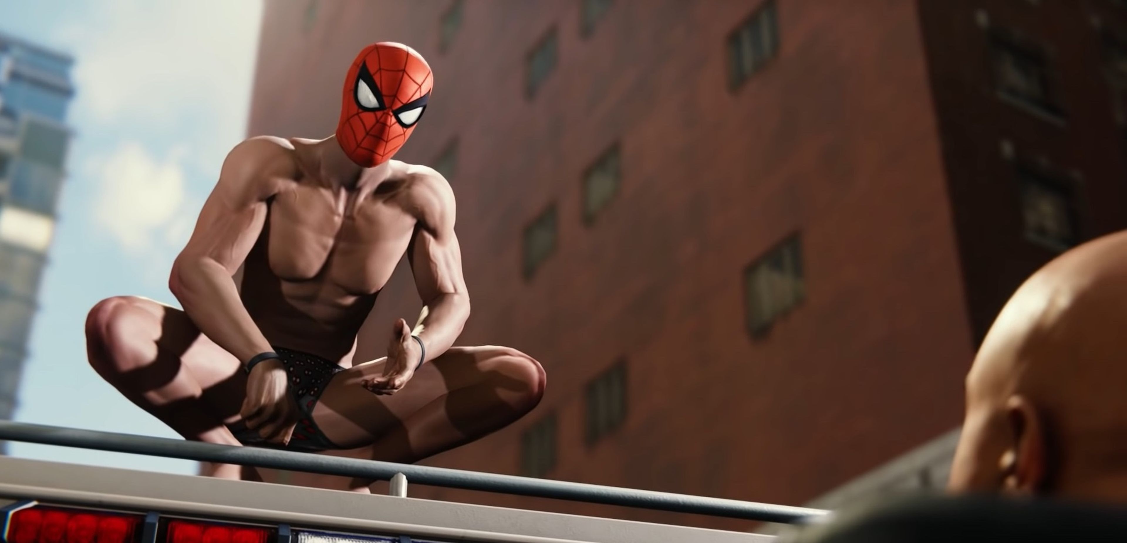 Spider-man PS4 ropa interior