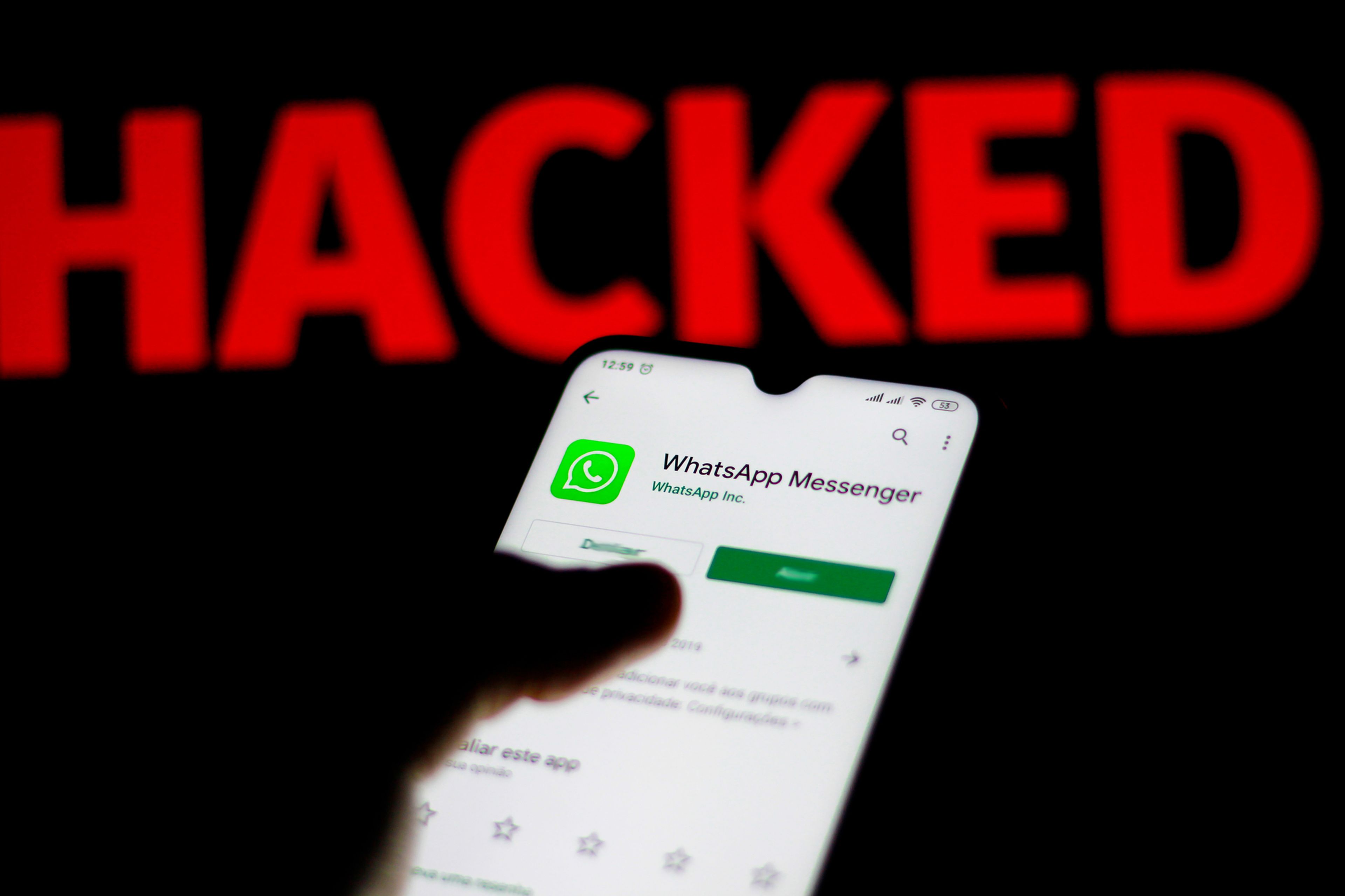 WhatsApp hackeado