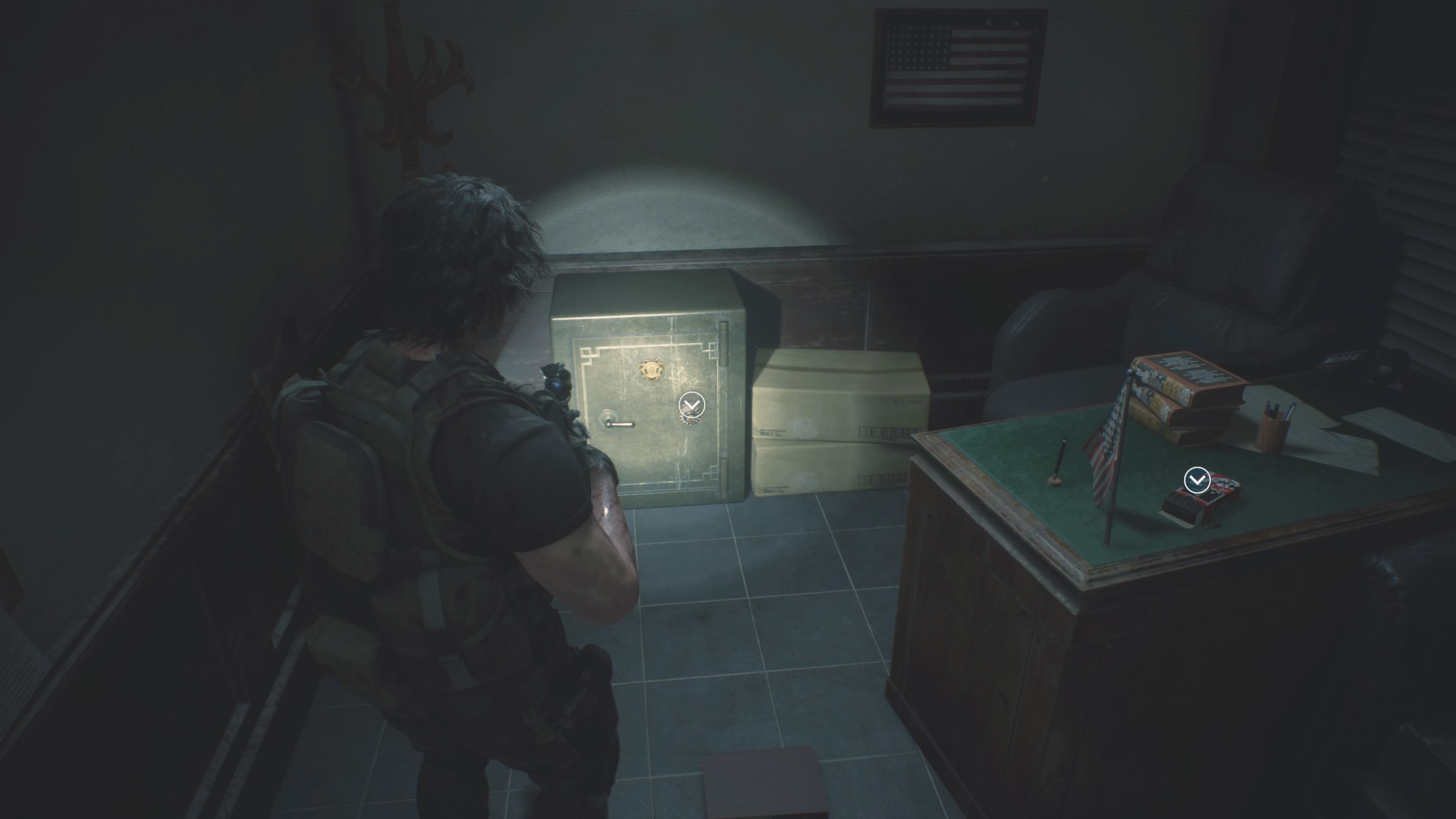 caja fuerte comisaría Resident Evil 3 EMBARGO