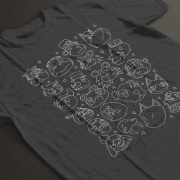 Camiseta con personajes Animal Crossing 