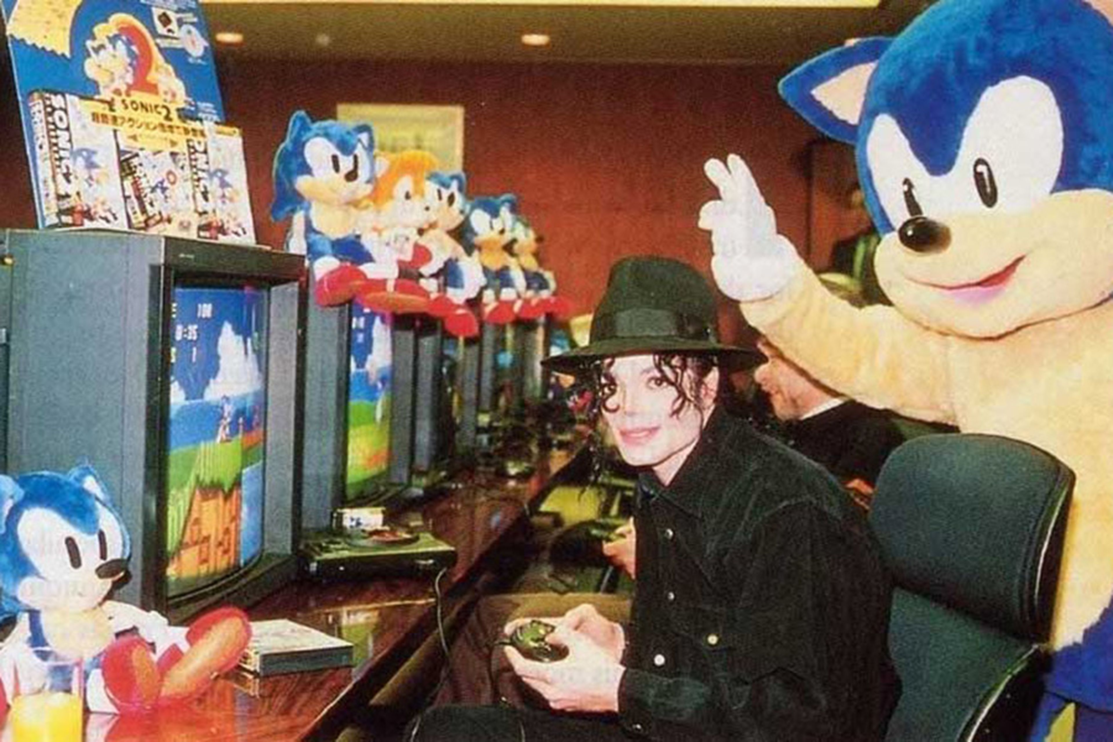 Michael Jackson y Sonic