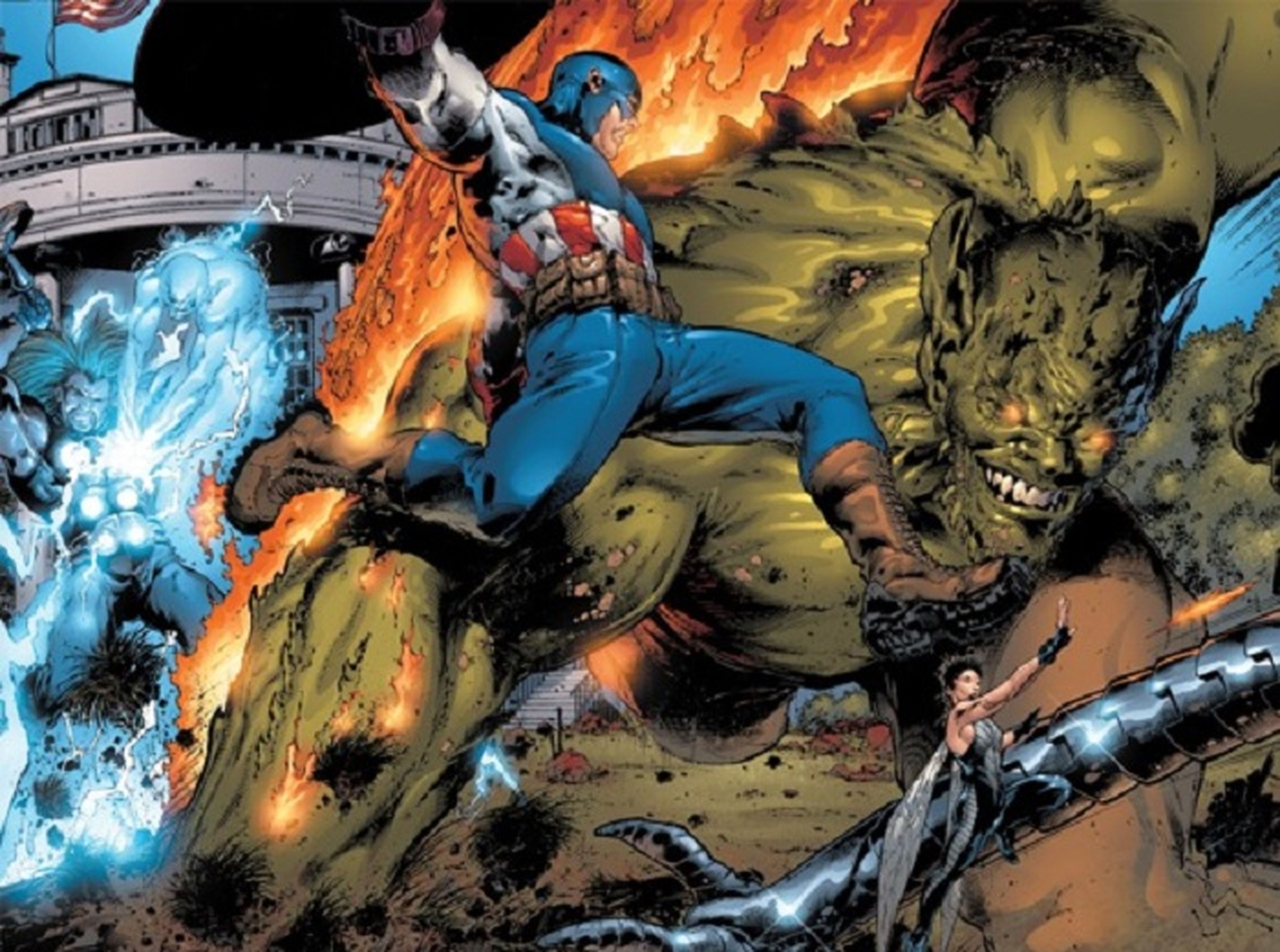 Capitán América contra los Seis Siniestros
