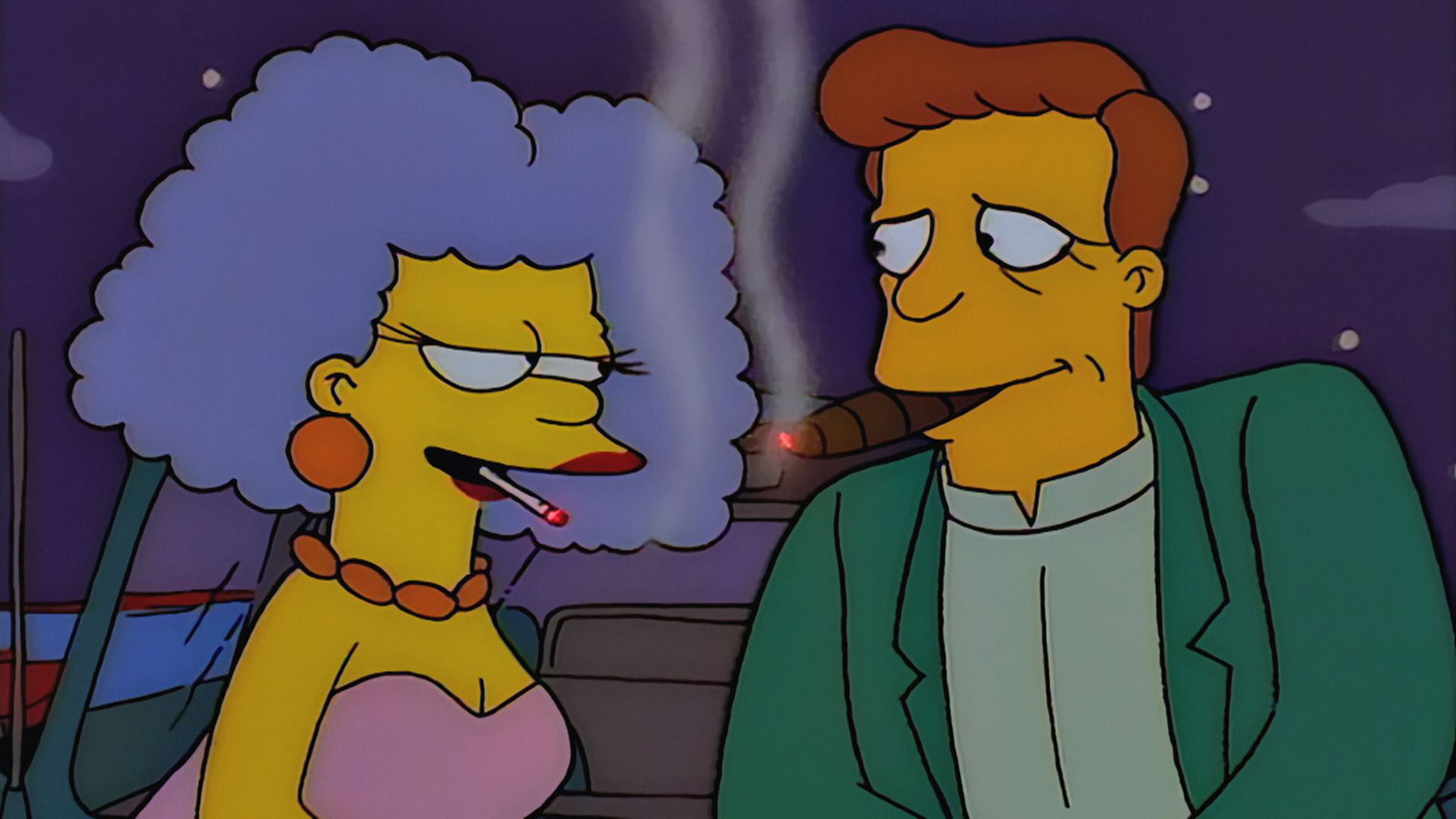 Los Simpson - Selma y Troy McClure