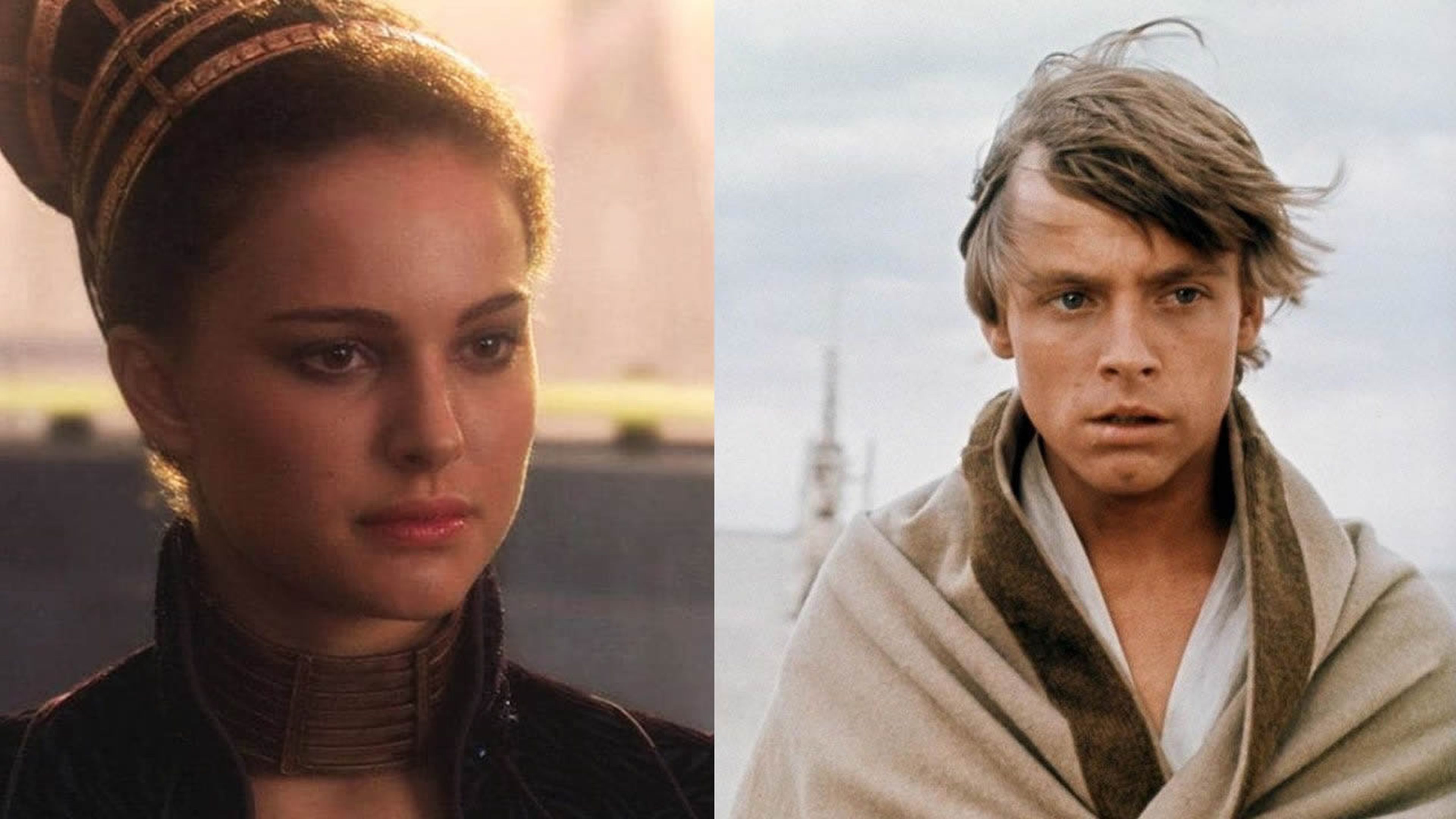 Star Wars - Mark Hamill y Natalie Portman