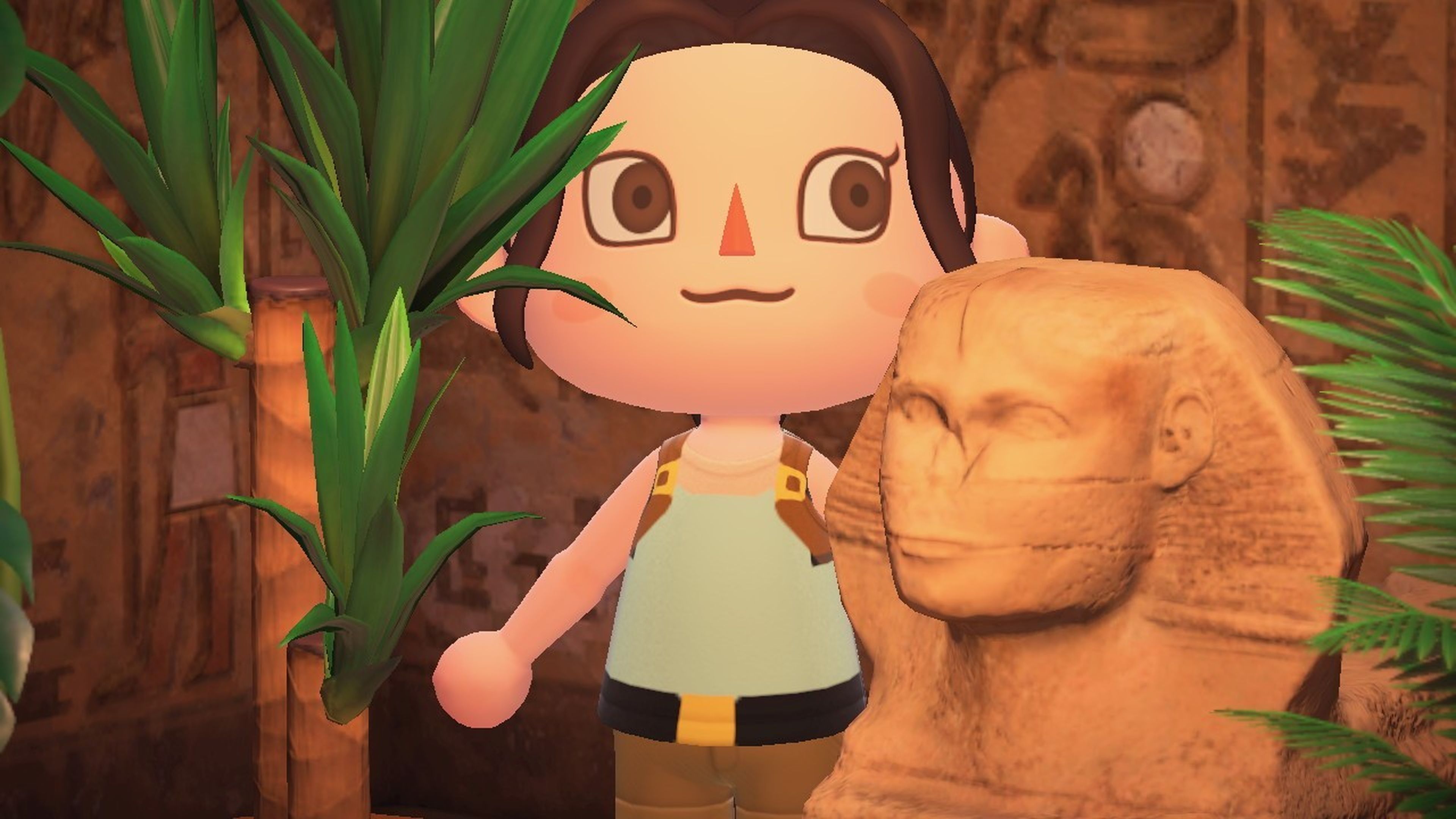 Animal Crossing New Horizons tomb raider