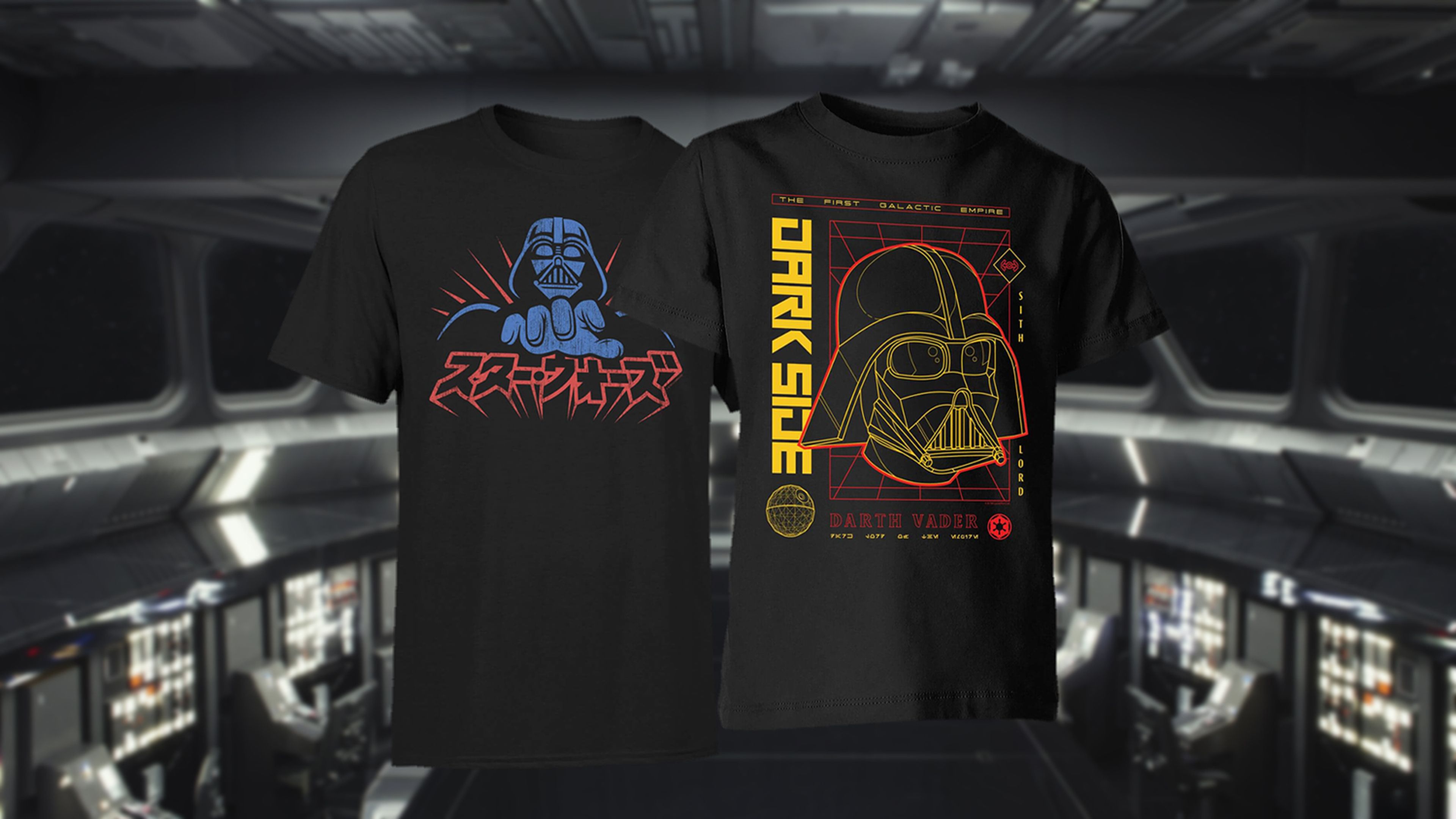 Camisetas de Darh Vader y Star Wars