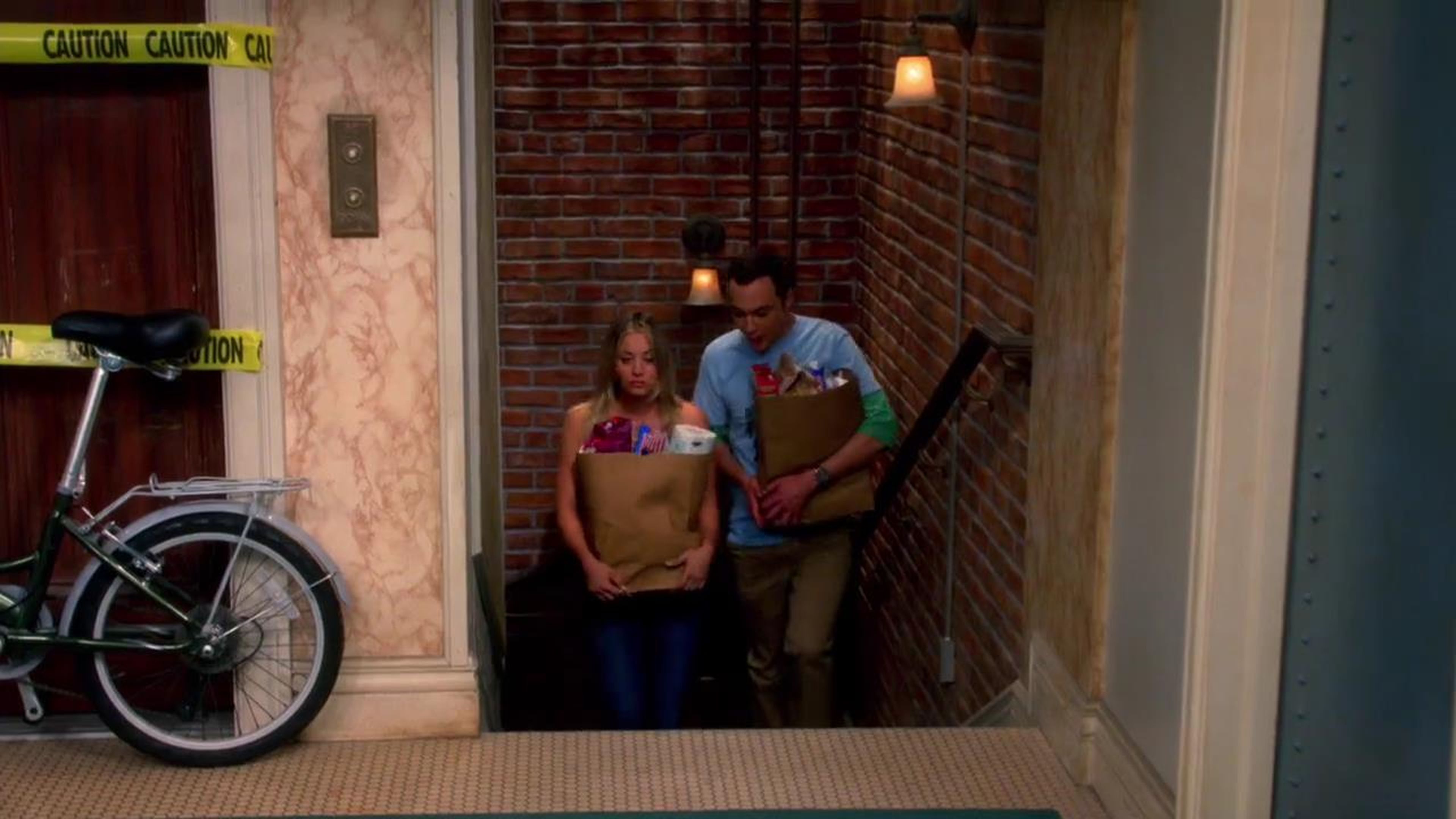 Las escaleras de The Big Bang Theory