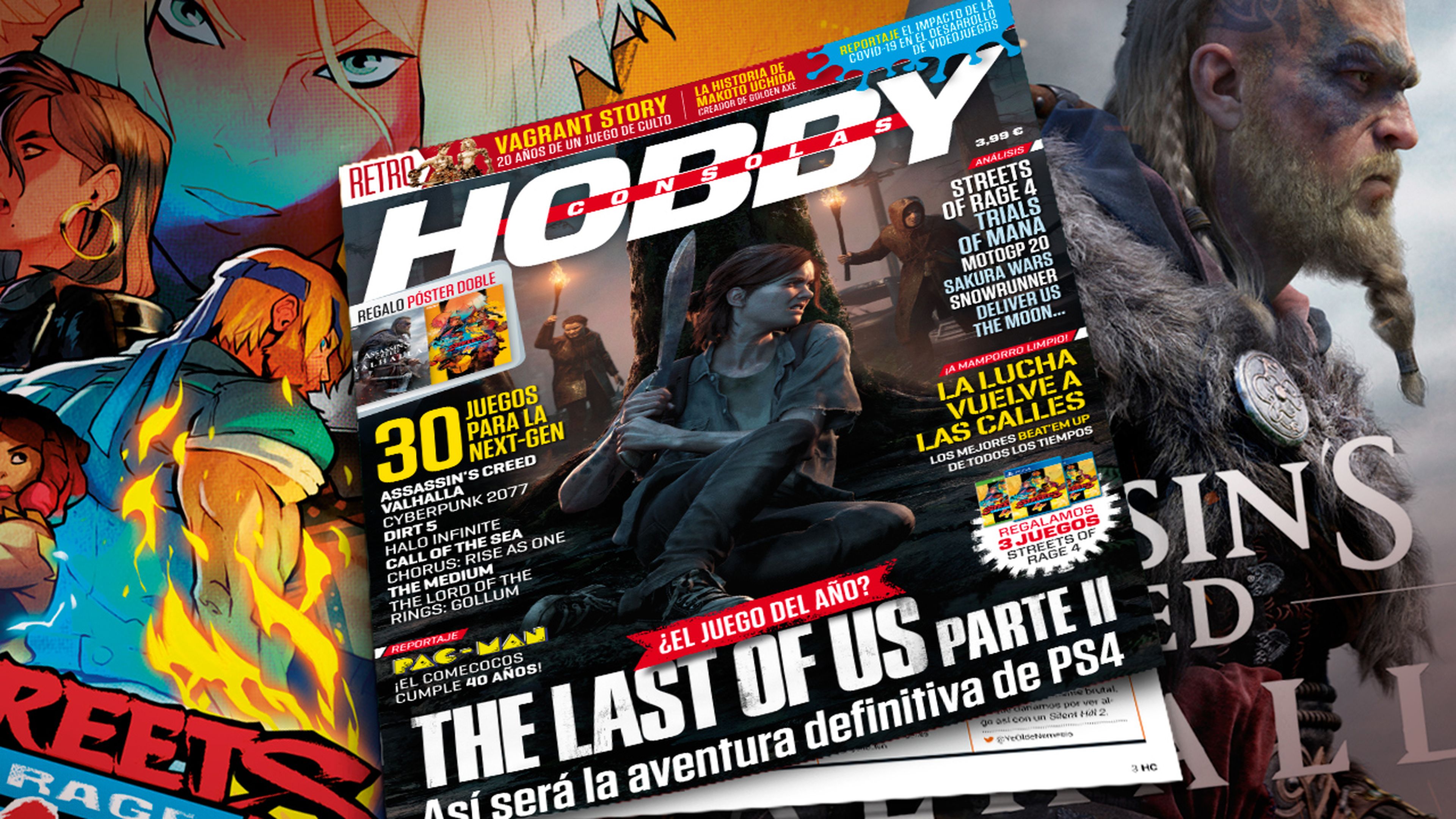 Hobby Consolas 347, a la venta con pósters de Streets of Rage 4 y Assassin's Creed Valhalla