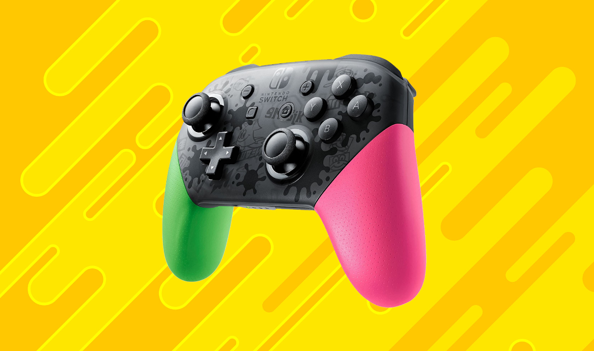 Nintendo outlets Switch Pro Controller Splatoon 2 editon