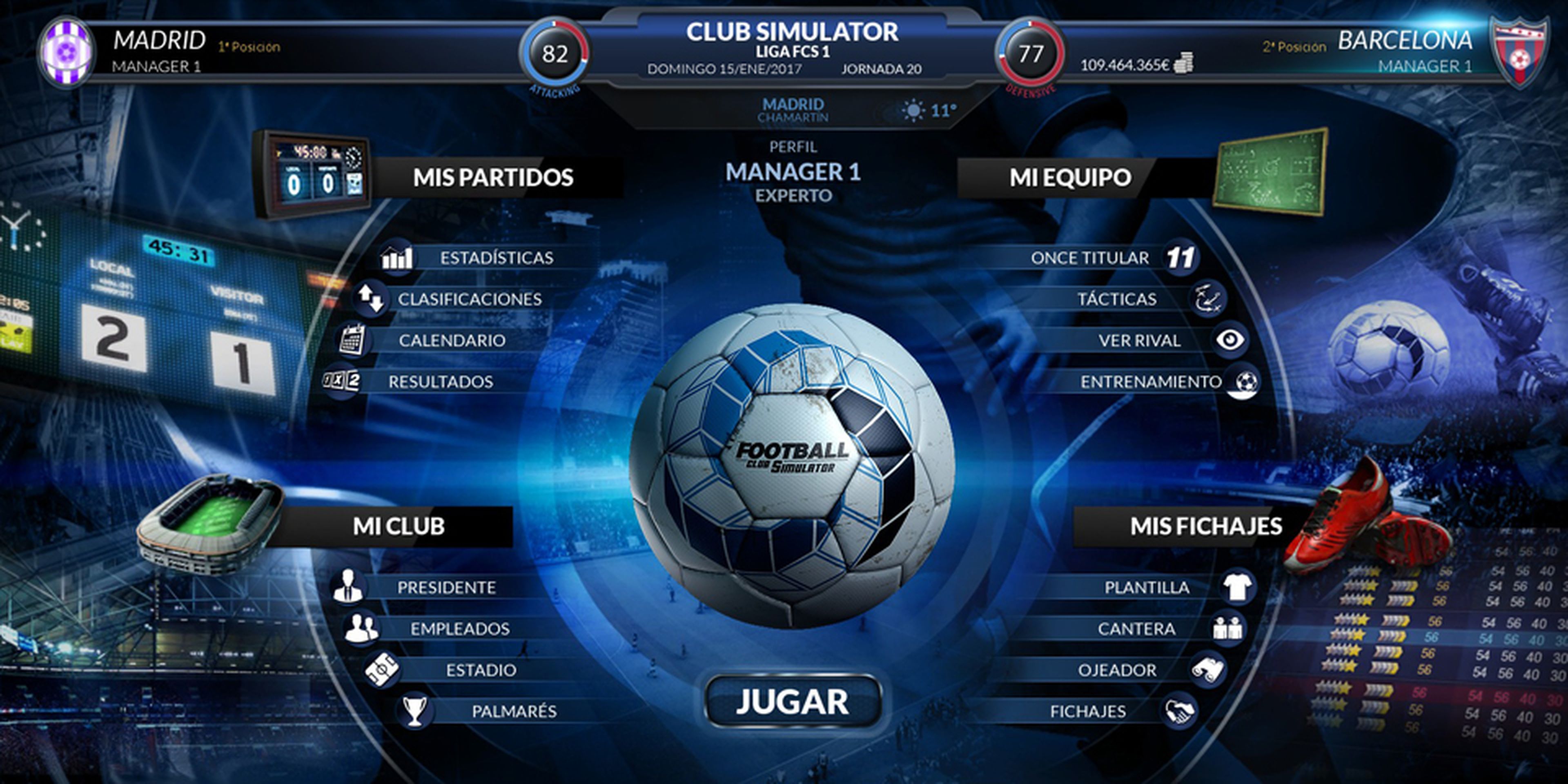 football club simulator