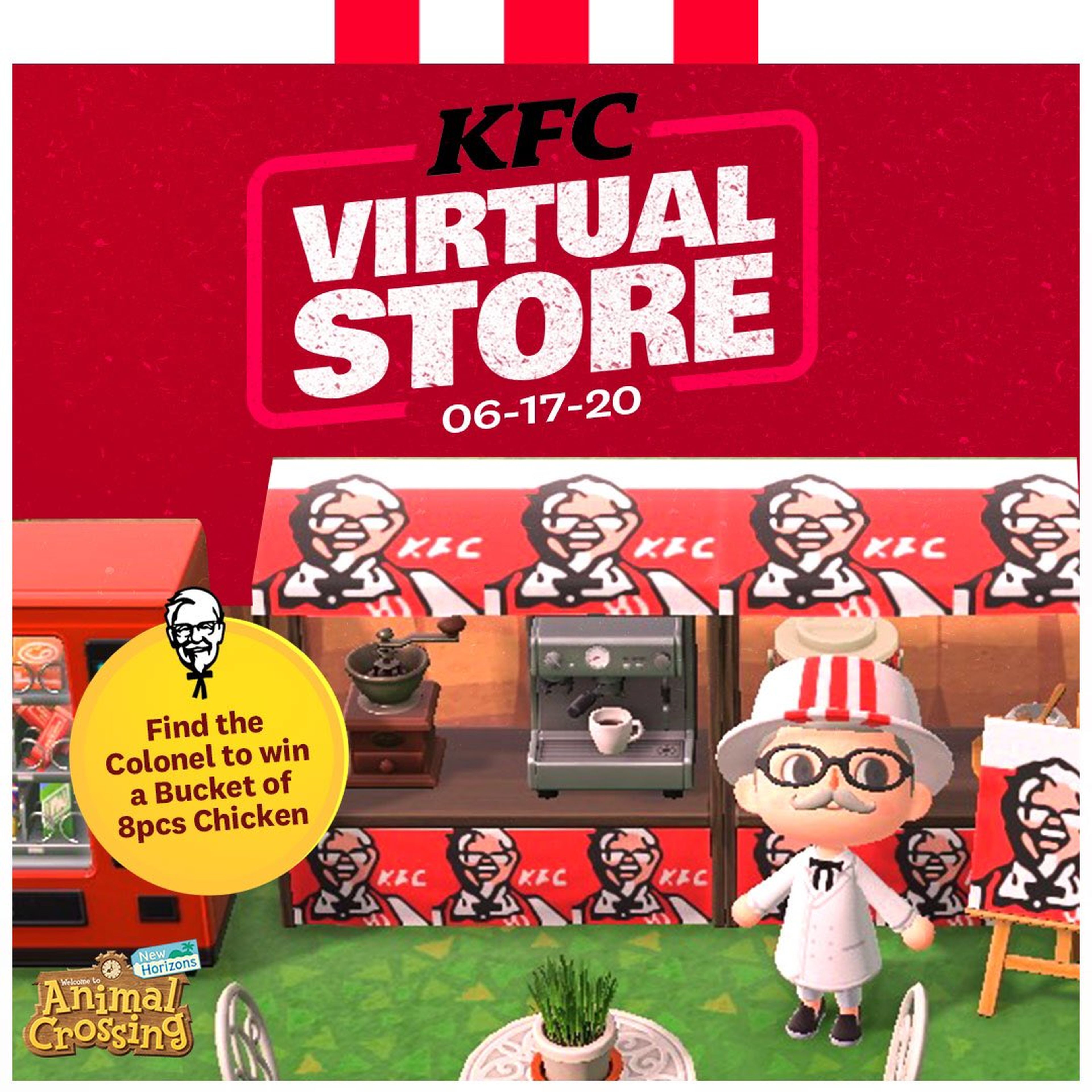 KFC animal crossing