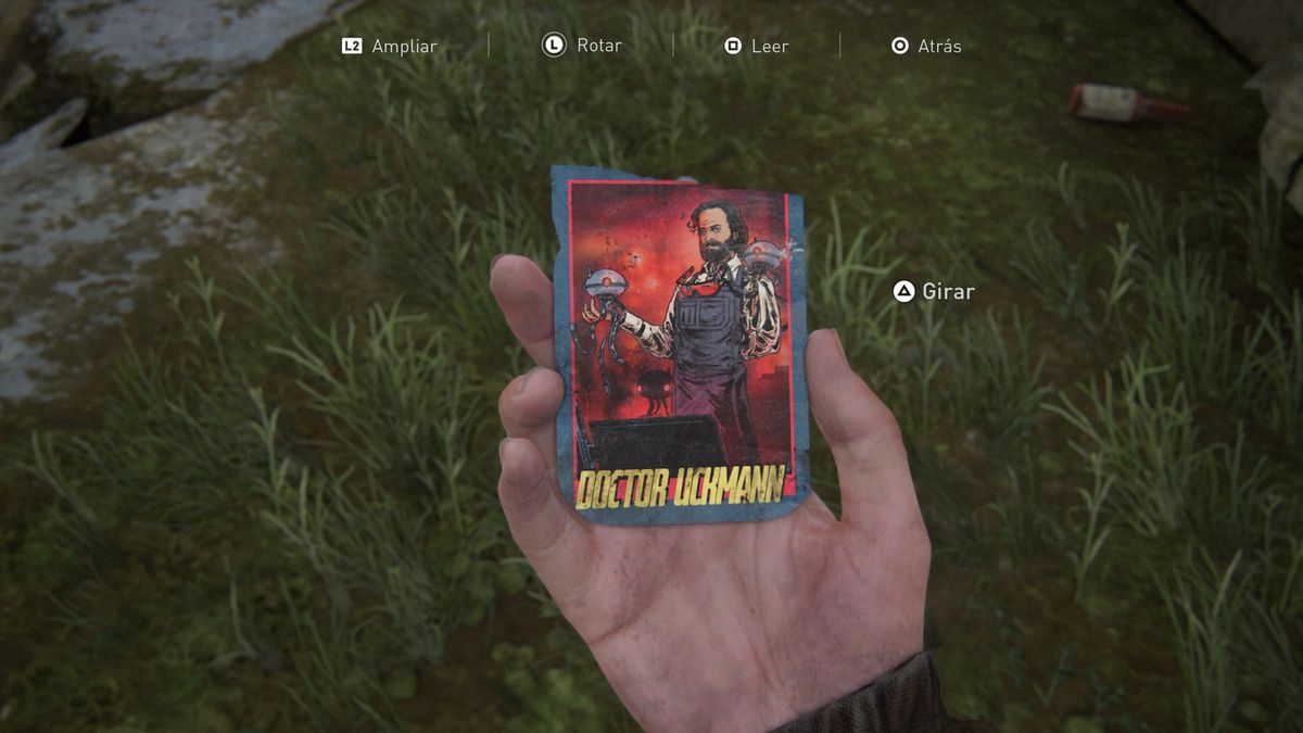 The Last of Us Parte 2 la carta coleccionable basada en Neil Druckmann