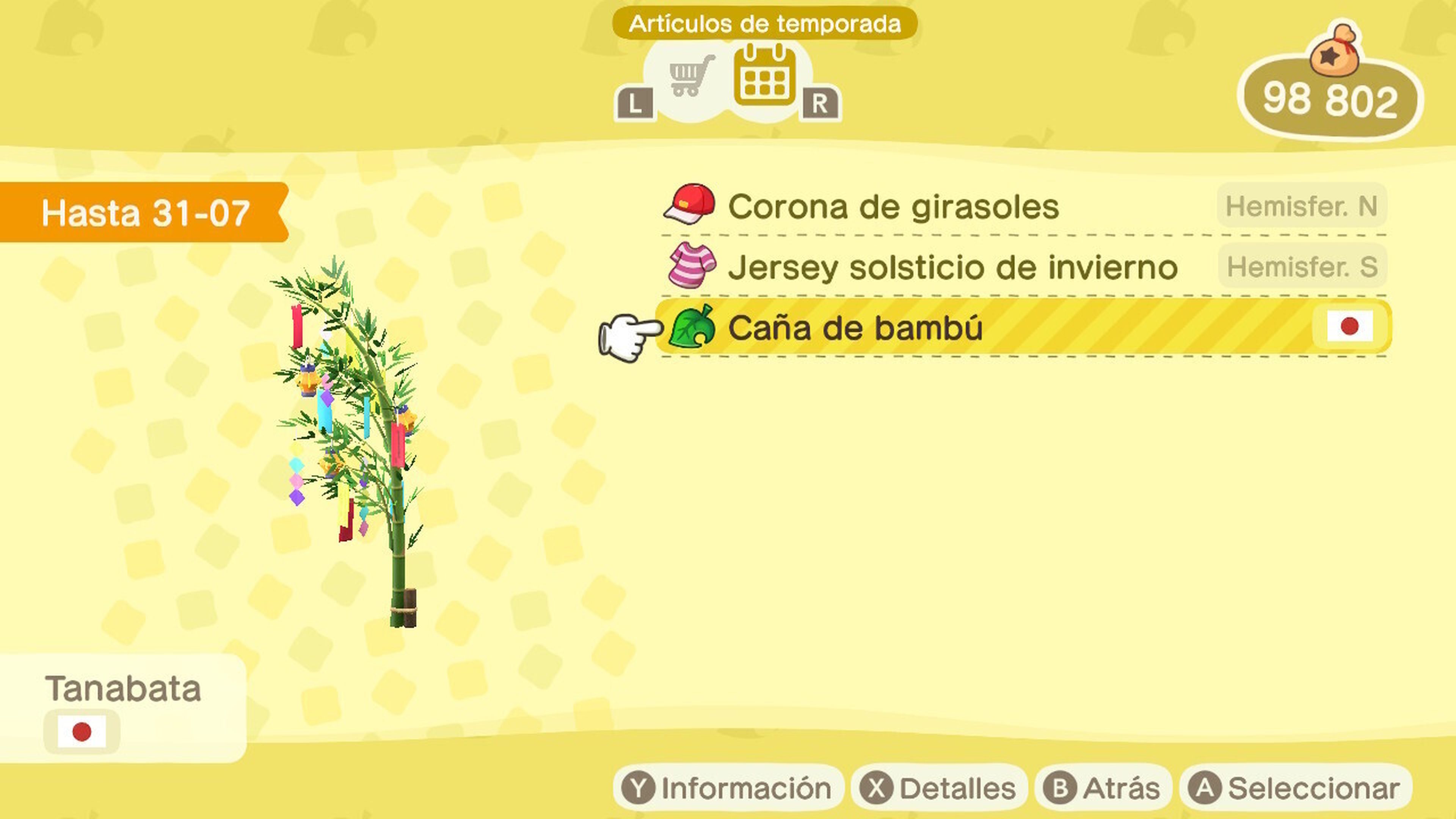 Cómo conseguir caña de bambú en Animal Crossing New Horizons, un objeto