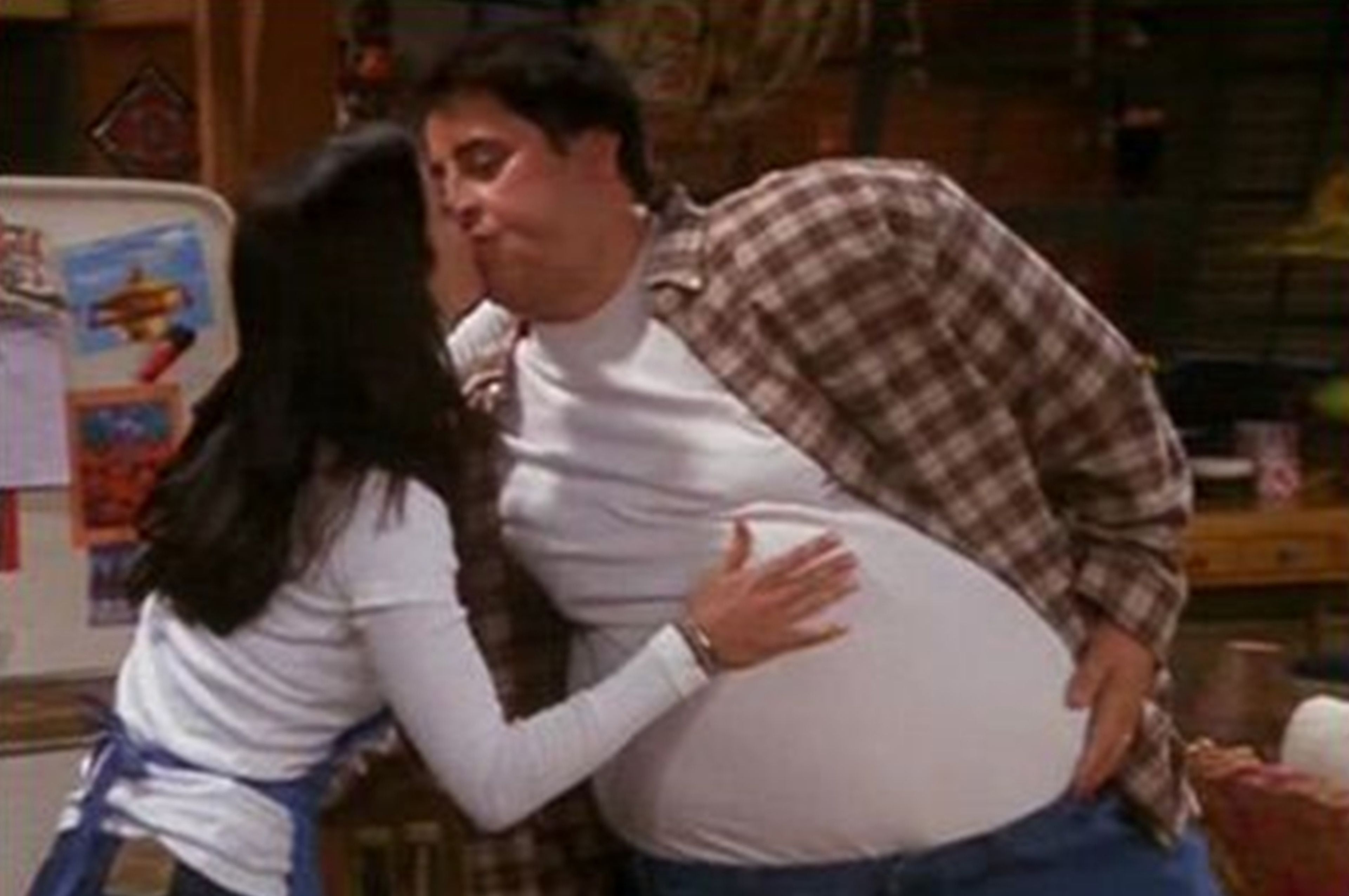 La ficticia relación de Monica y Joey en Friends