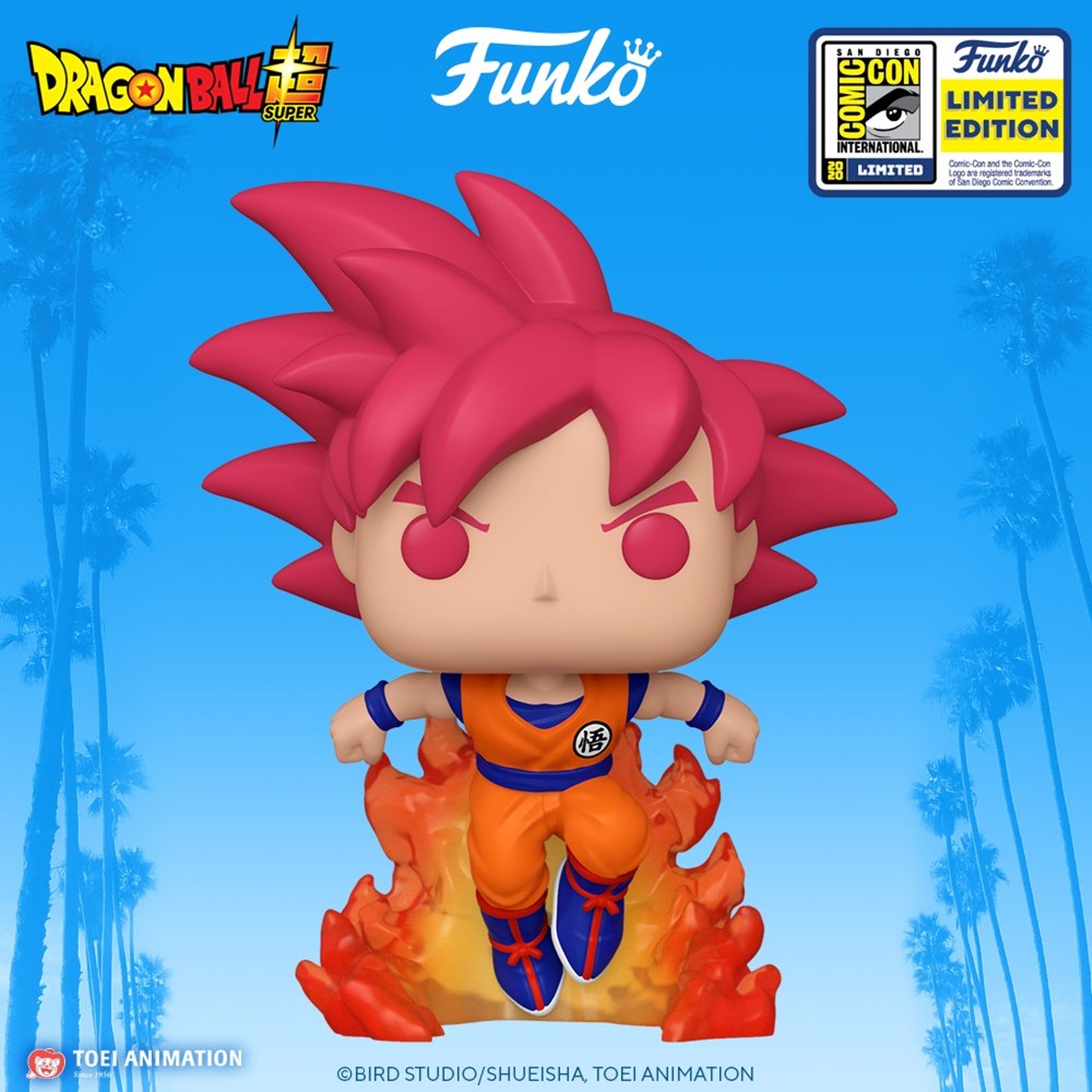 Así es el nuevo Funko Pop de Goku Super Saiyan God exclusivo la Comic Con Consolas