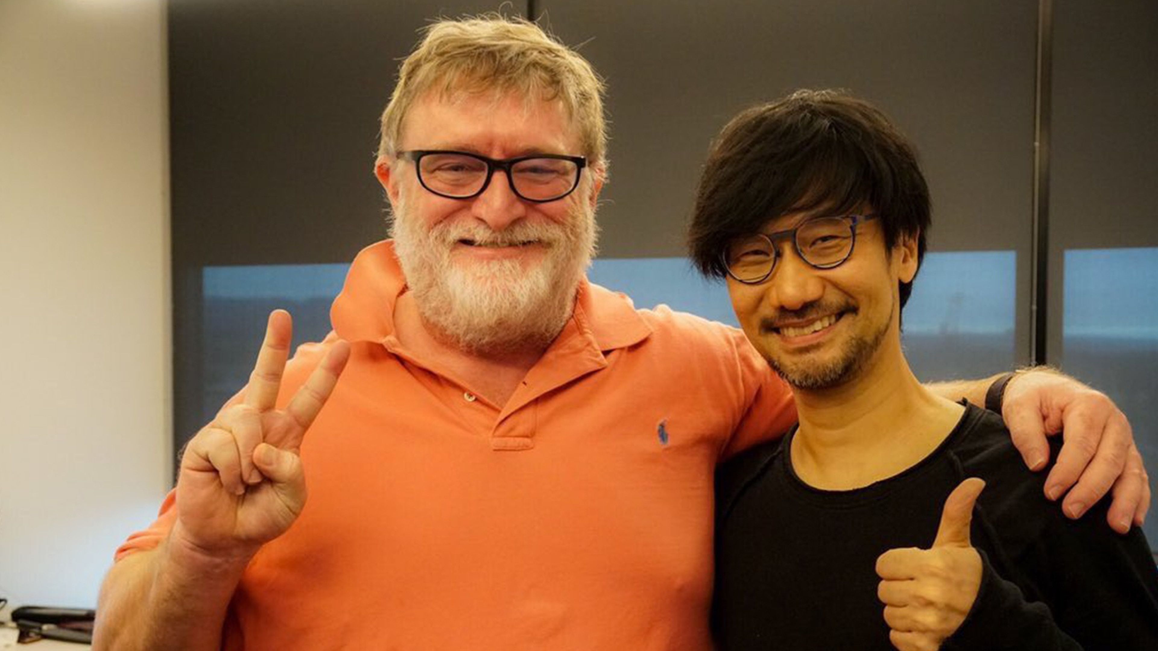 Hideo Kojima y Gabe Newell