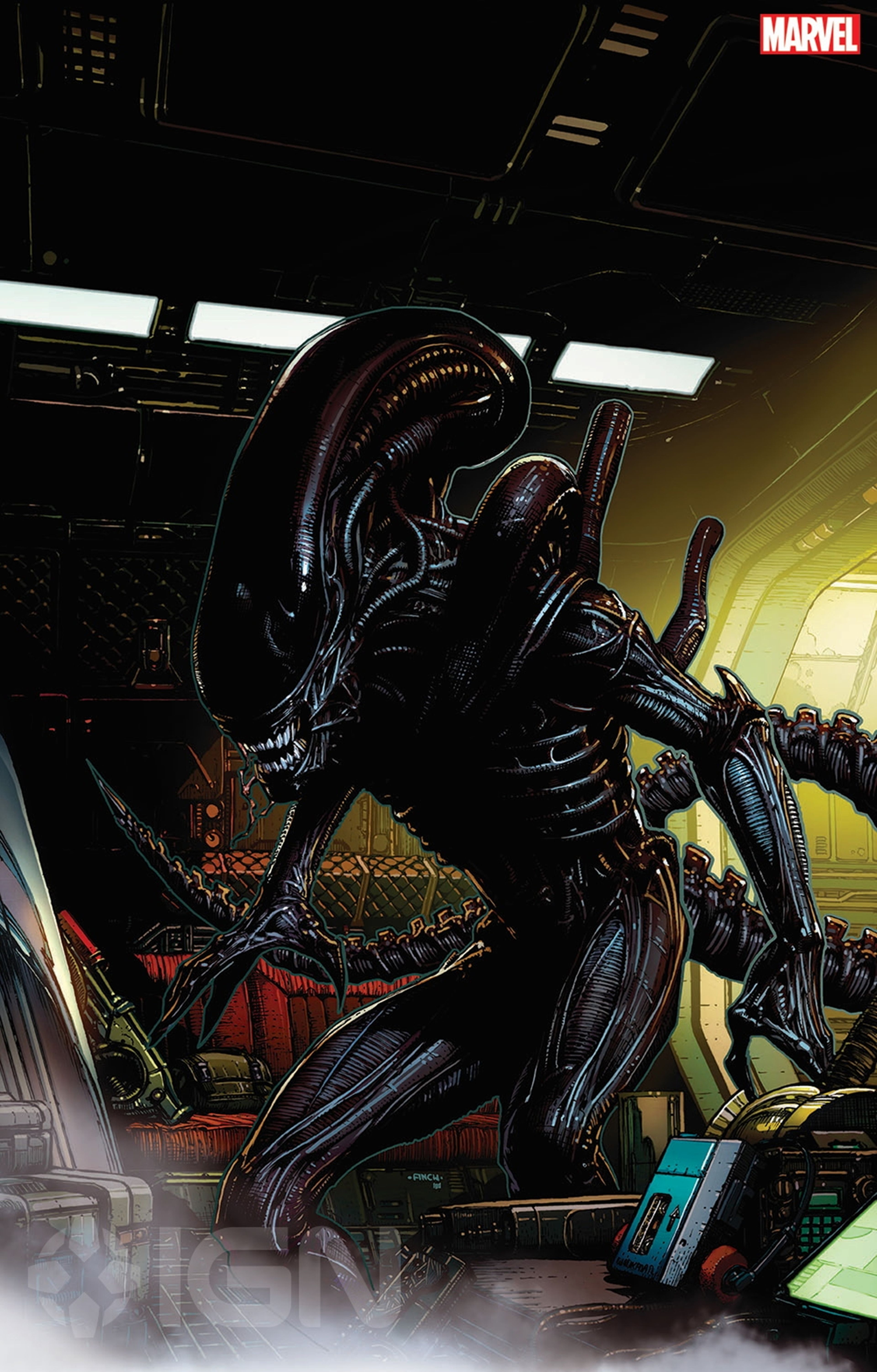 Ilustración Alien Marvel Comics