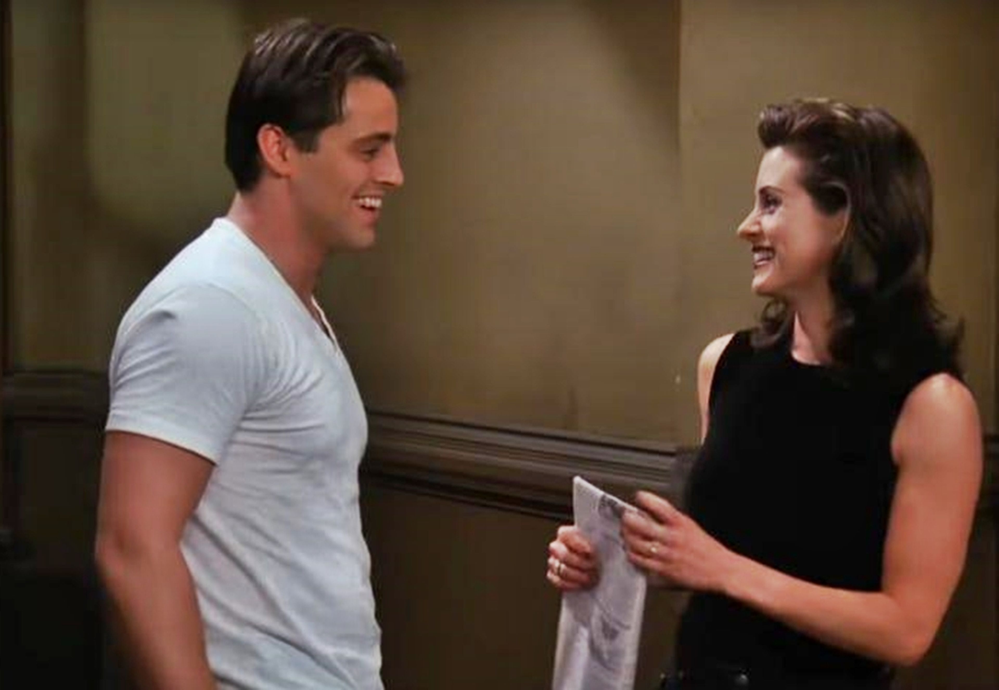 Joey y Monica en Friends