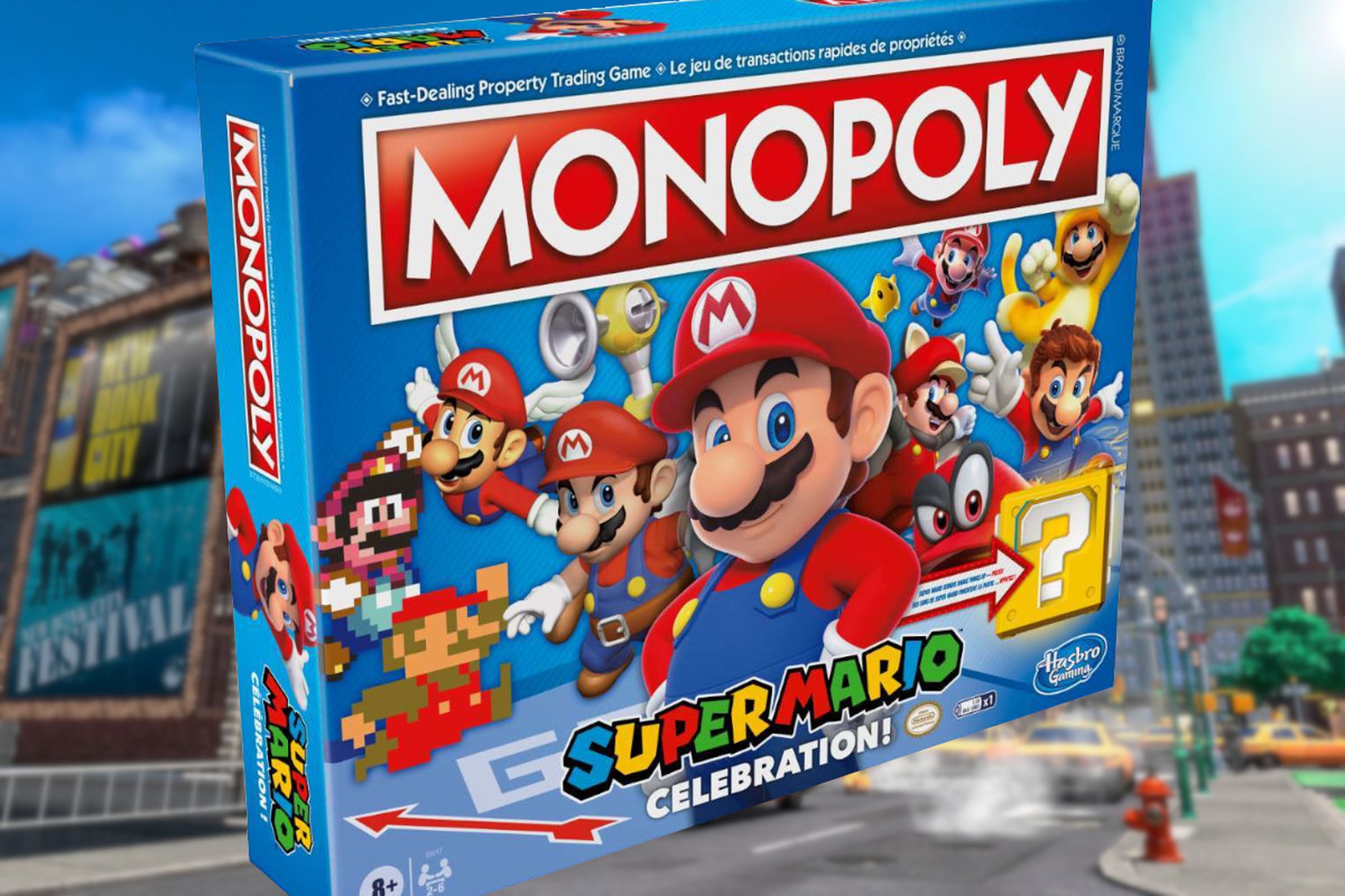 Hasbro celebra el 35 aniversario de Super Mario con nuevas ediciones de  Monopoly y Jenga