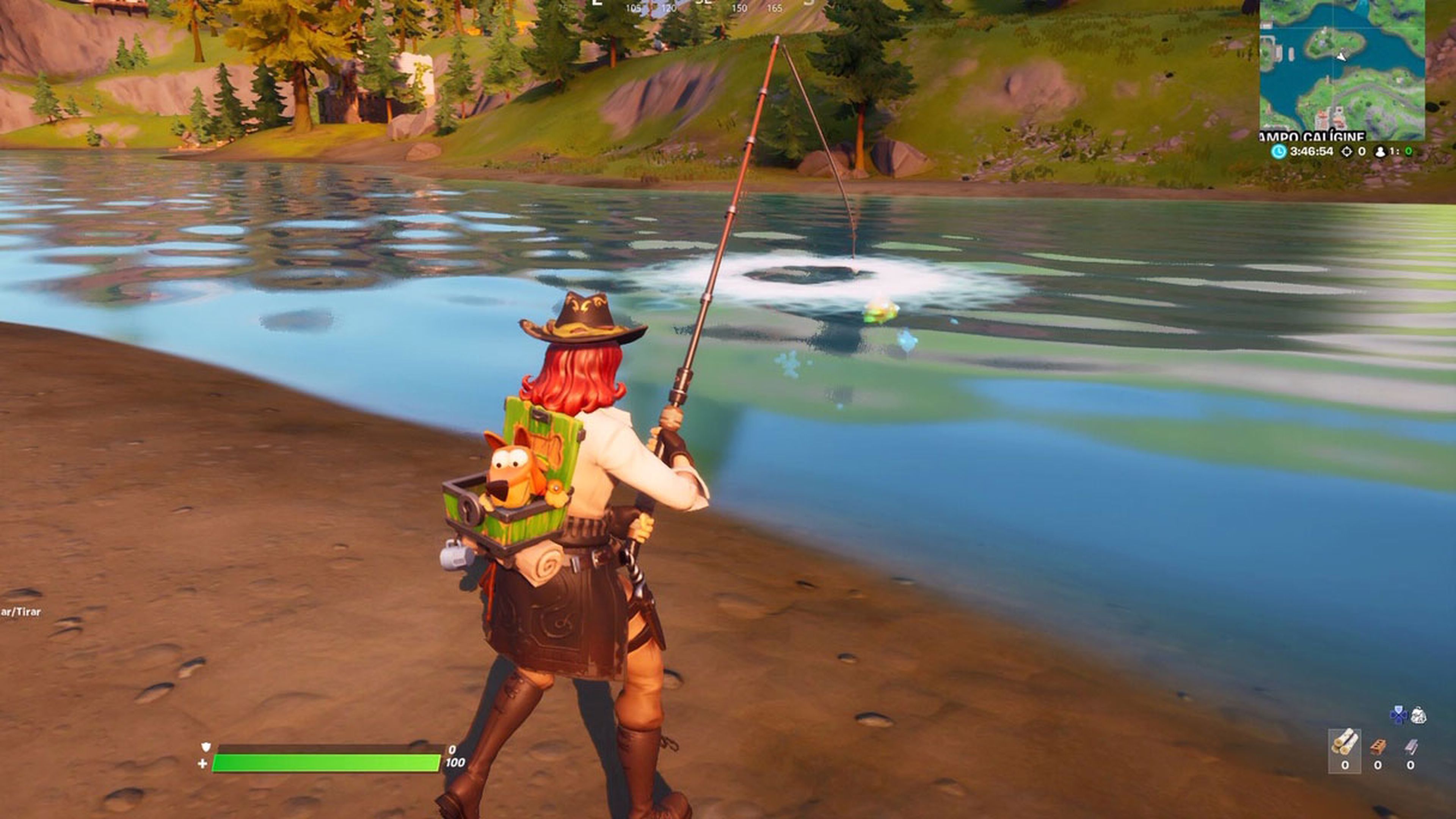 Pescar peces fortnite temporada 3