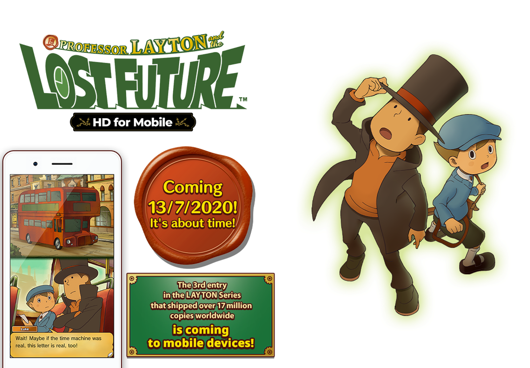 El Profesor Layton y el Futuro Perdido en HD llega a móviles a mediados de julio Hobby Consolas El Profesor Layton y el Futuro Perdido en HD llega a móviles a mediados de julio Hobby Consolas