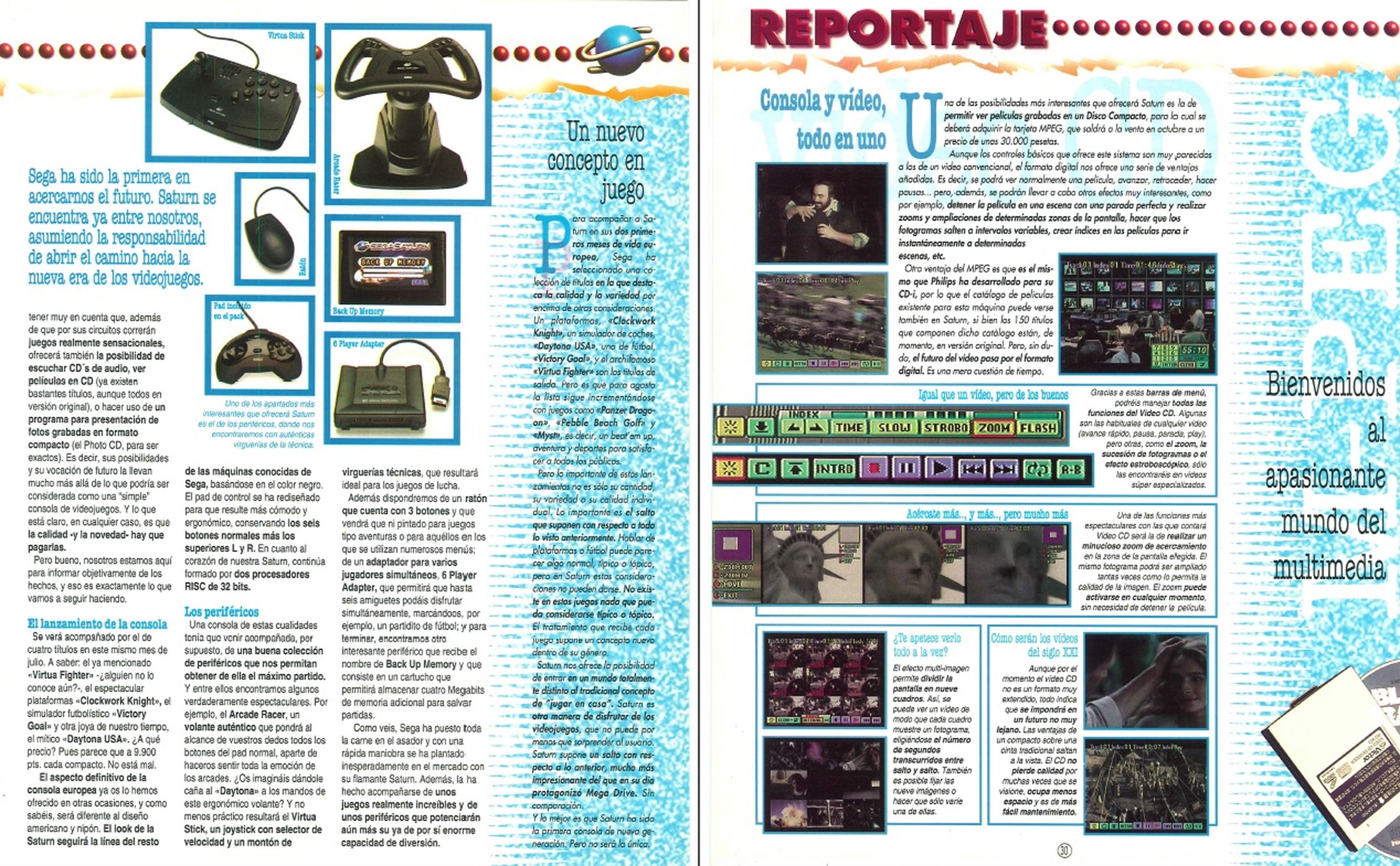 Sega Saturn reportaje Hobby Consolas