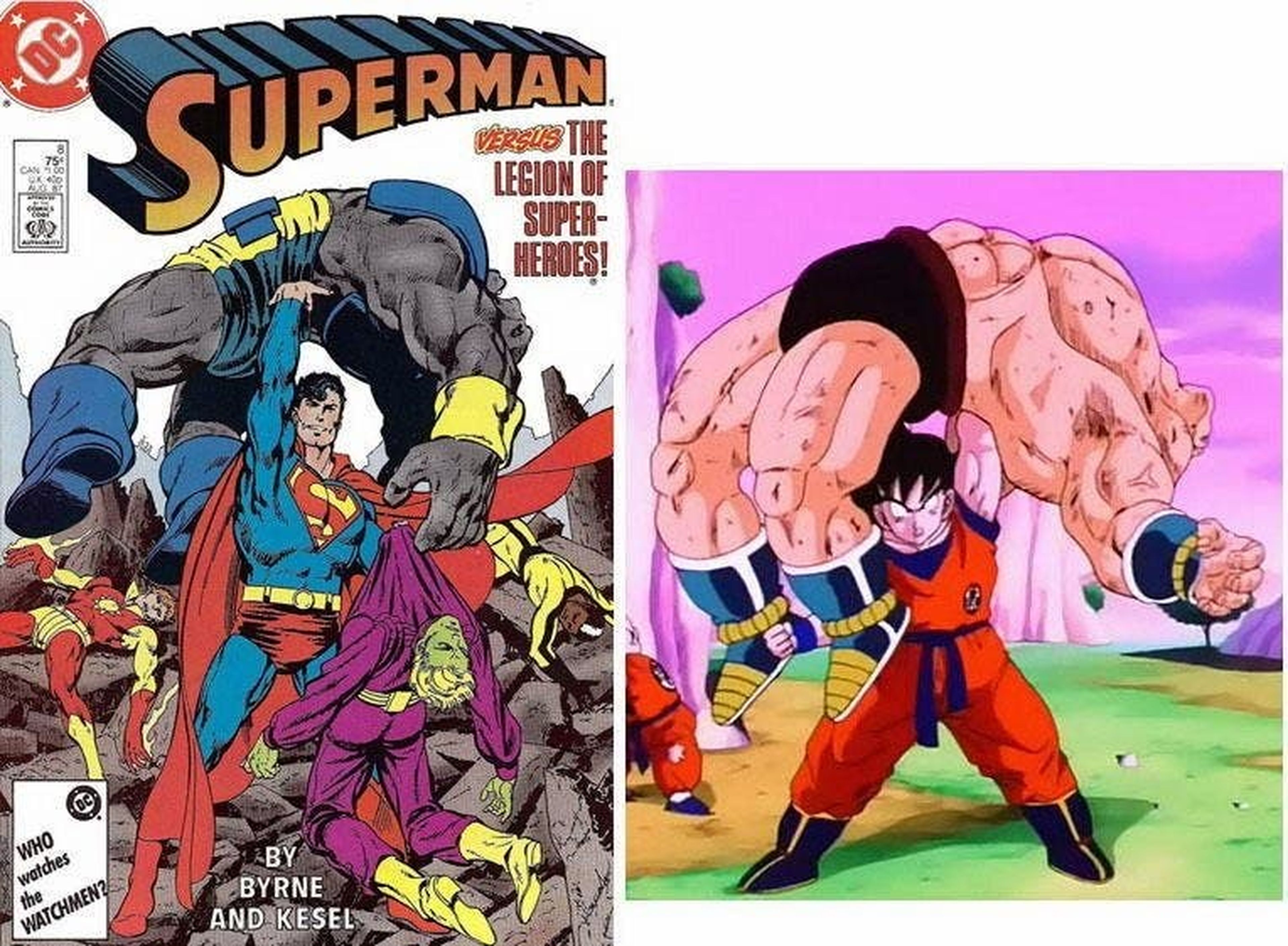 Superman y Son Goku
