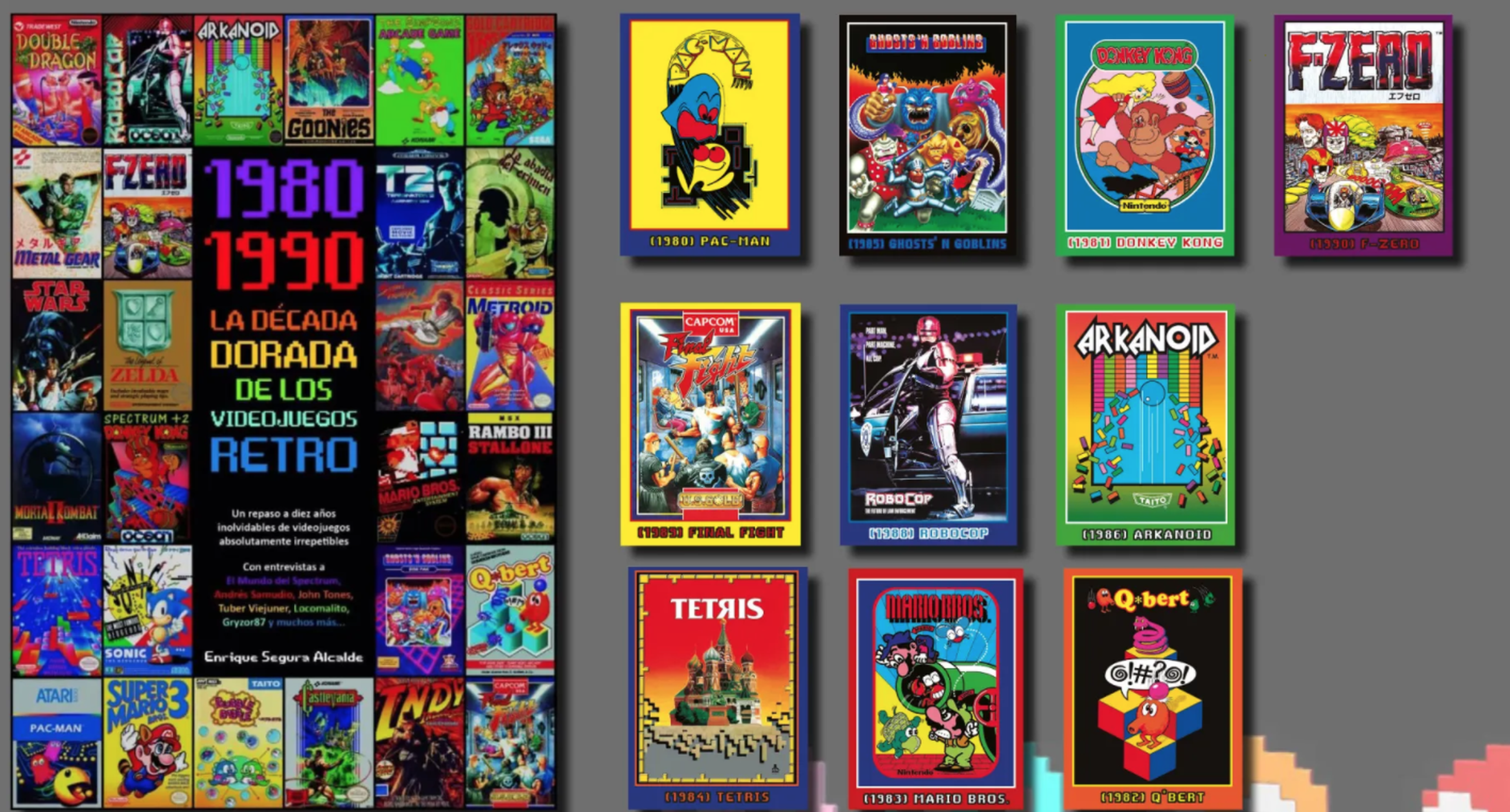 1980-1990 La década dorada de los videojuegos retro, el libro con