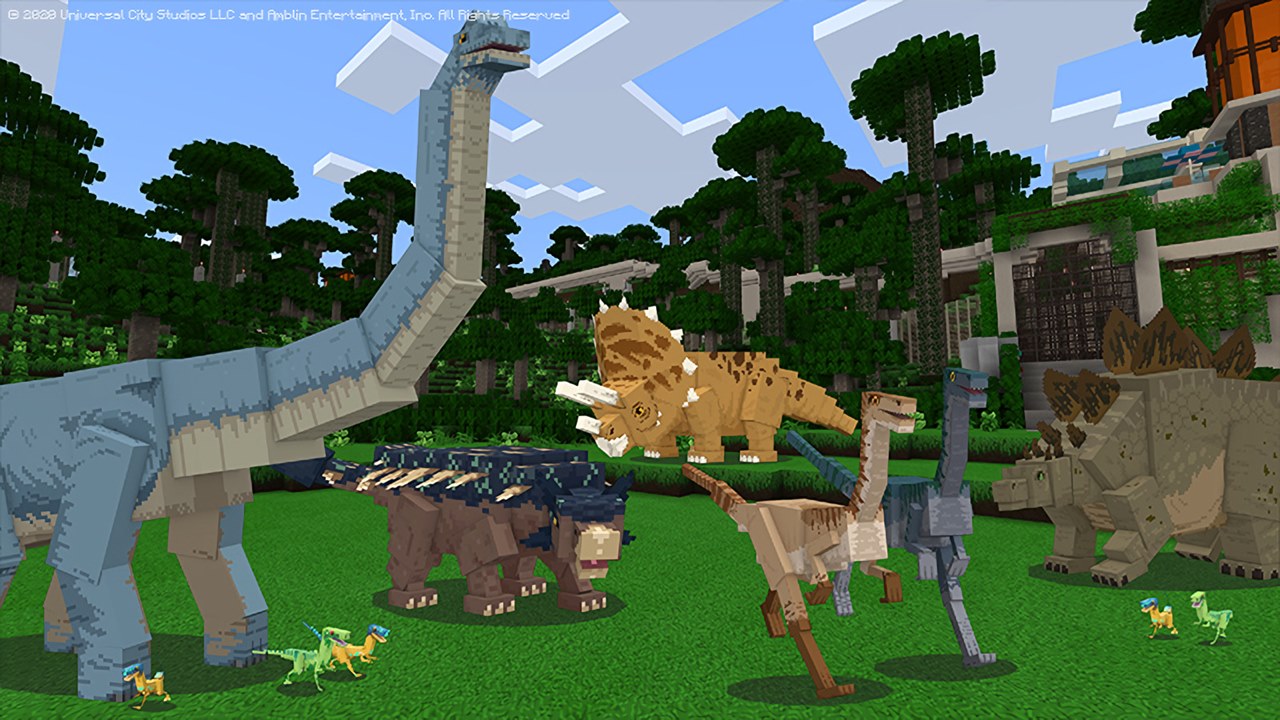 Minecraft jurassic 2024 world ps3