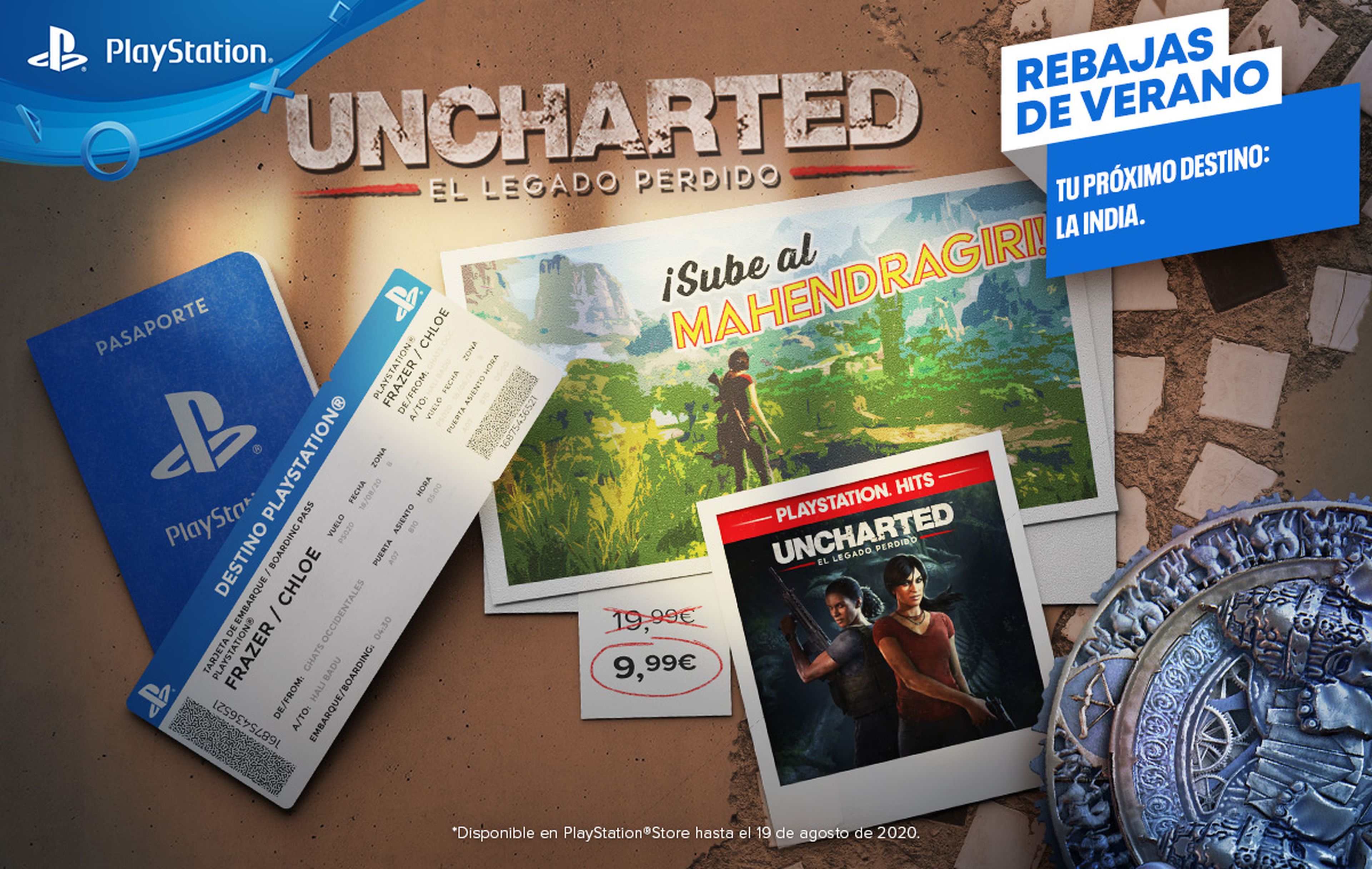 Rebajas de verano PlayStation Uncharted el Legado Perdido