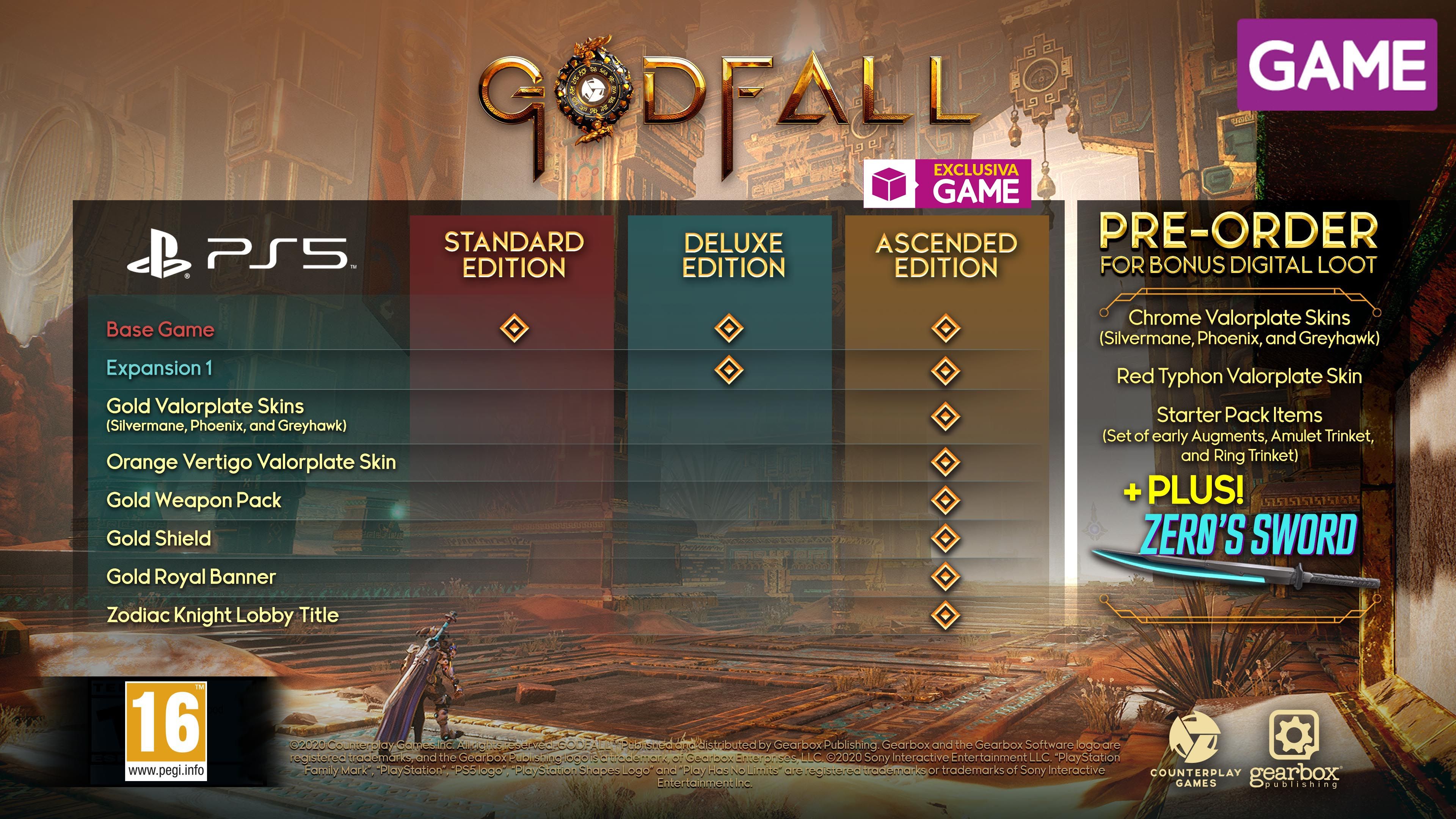 Godfall Ascended Edition GAME