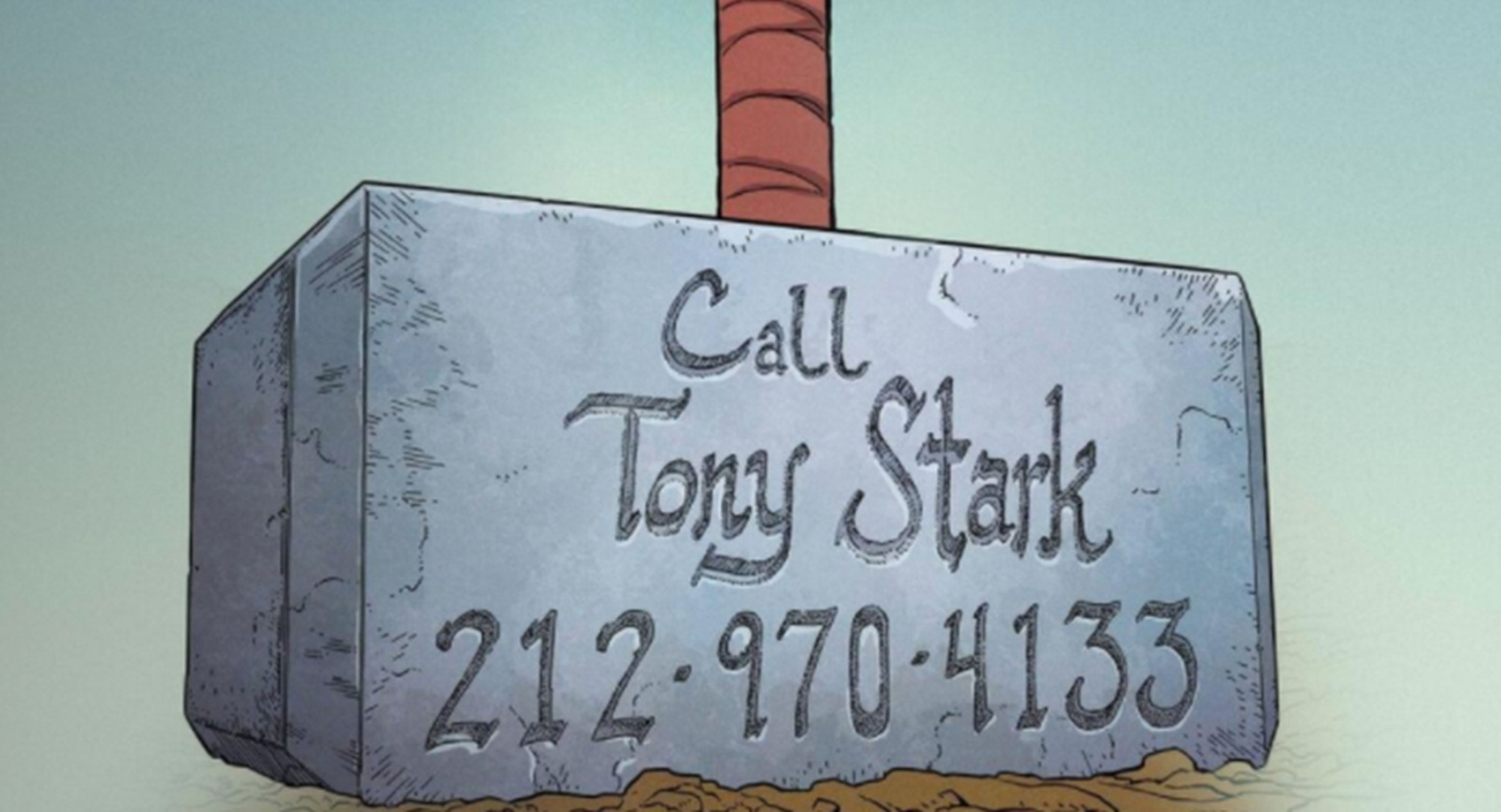 El nuevo cómic de Thor muestra el número de teléfono de Tony Stark grabado en el Mjolnir