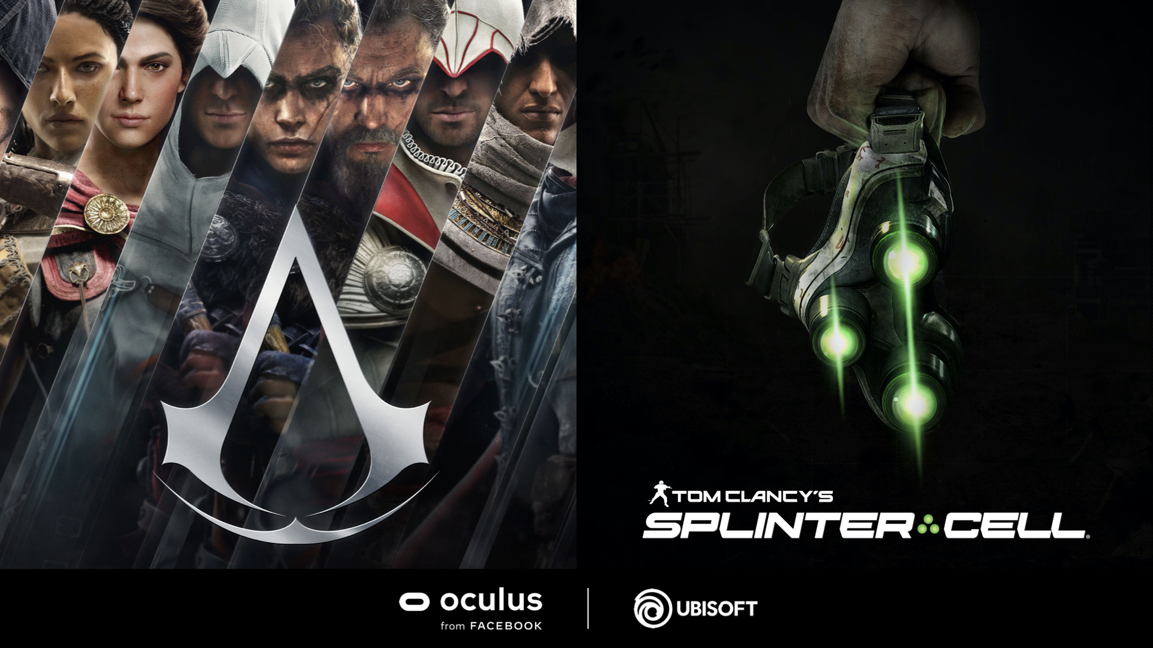 Nuevos juegos de Assassin's Creed y Splinter Cell confirman su llegada a los visores Oculus