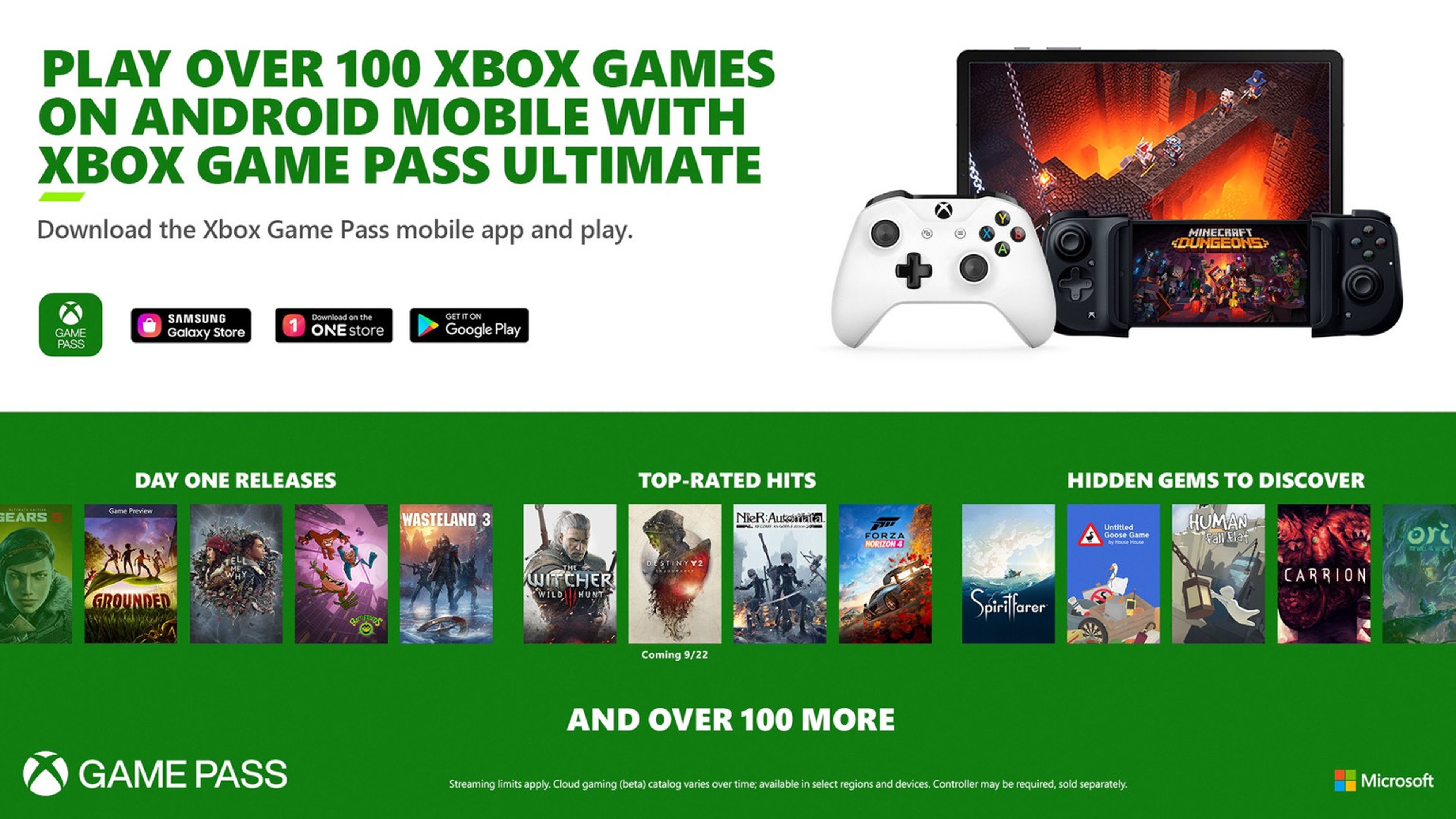 xCloud Xbox Game Pass