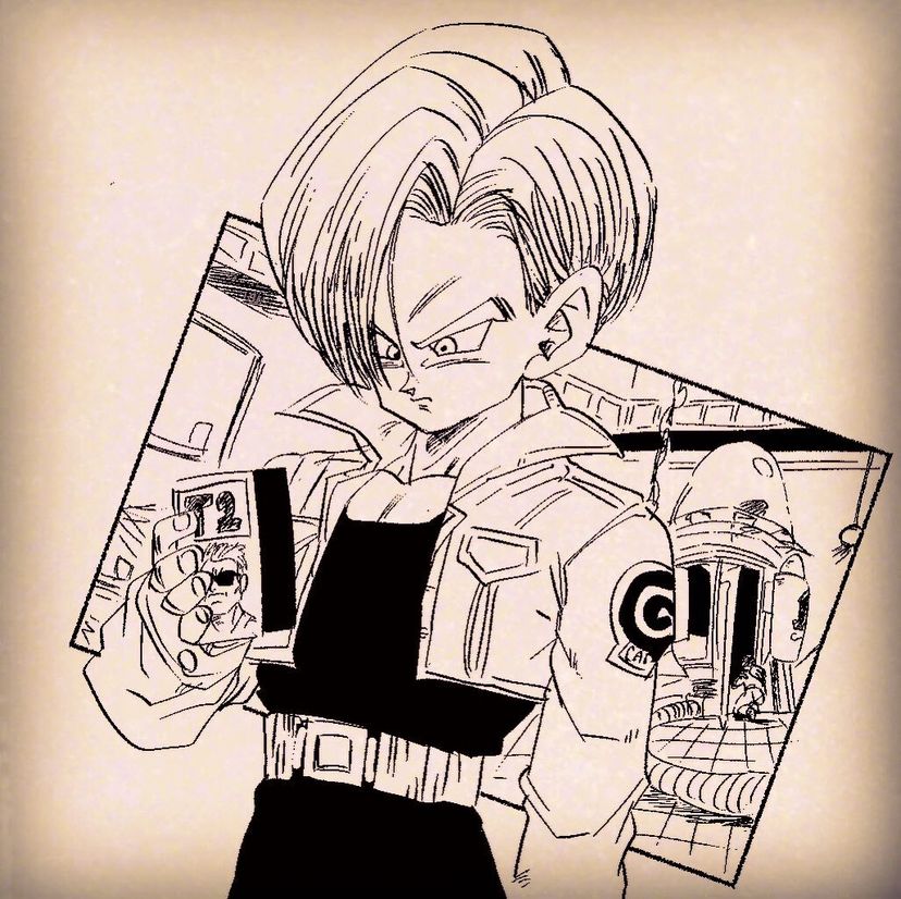 Un artista oficial de Toei Animation crea a Trunks del futuro con el