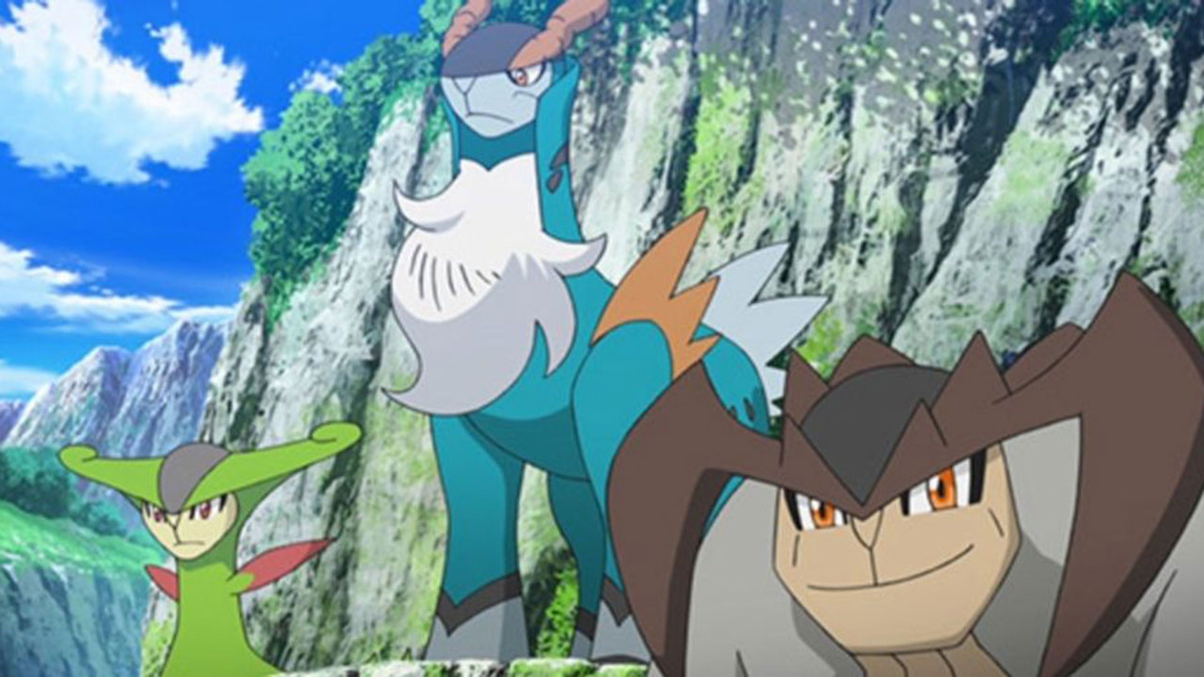 Cobalion, Terrakion y Virizion en Pokémon Espada y Escudo Las Nieves de la Corona